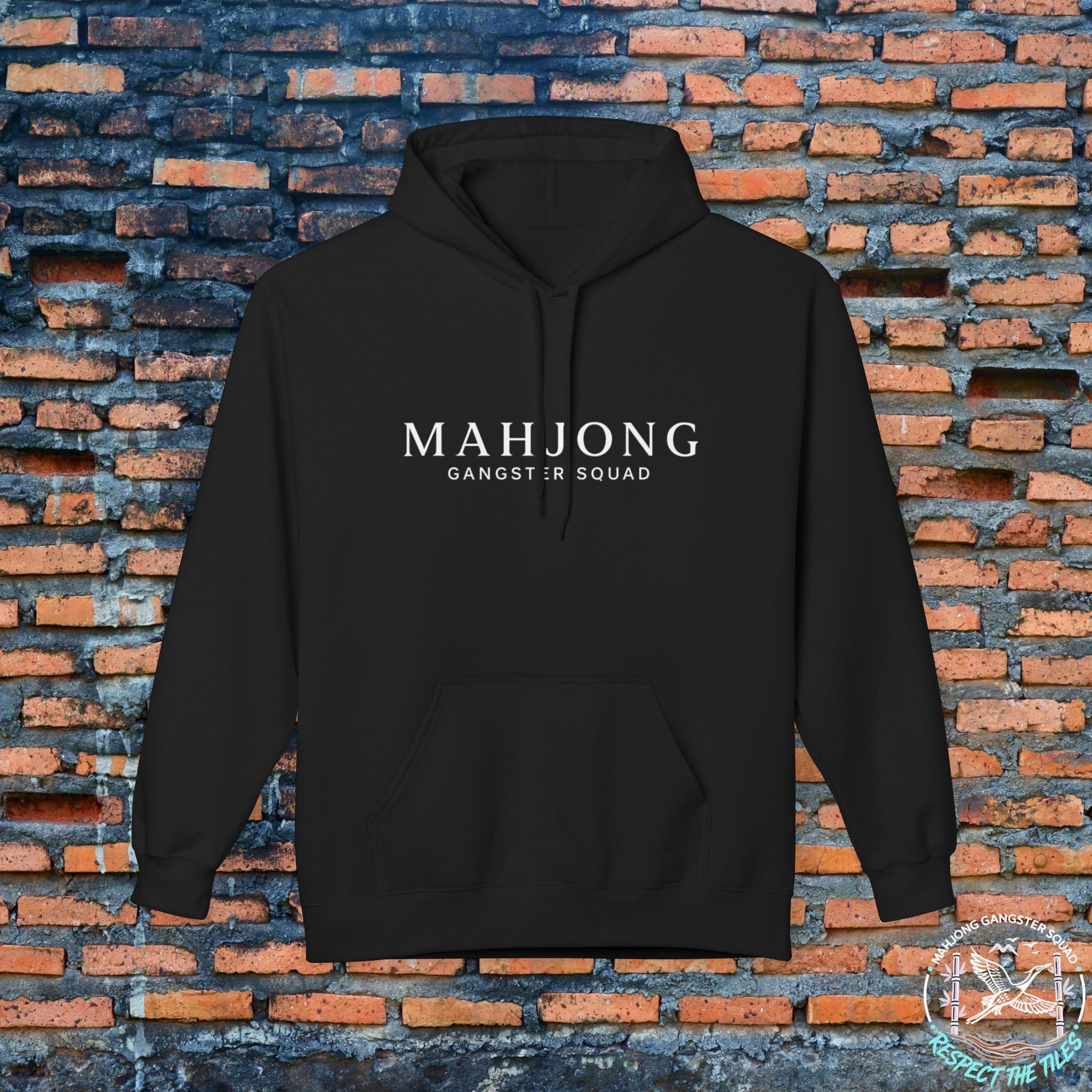 Mahjong Gangster Squad Hoodie — Elegant Logo