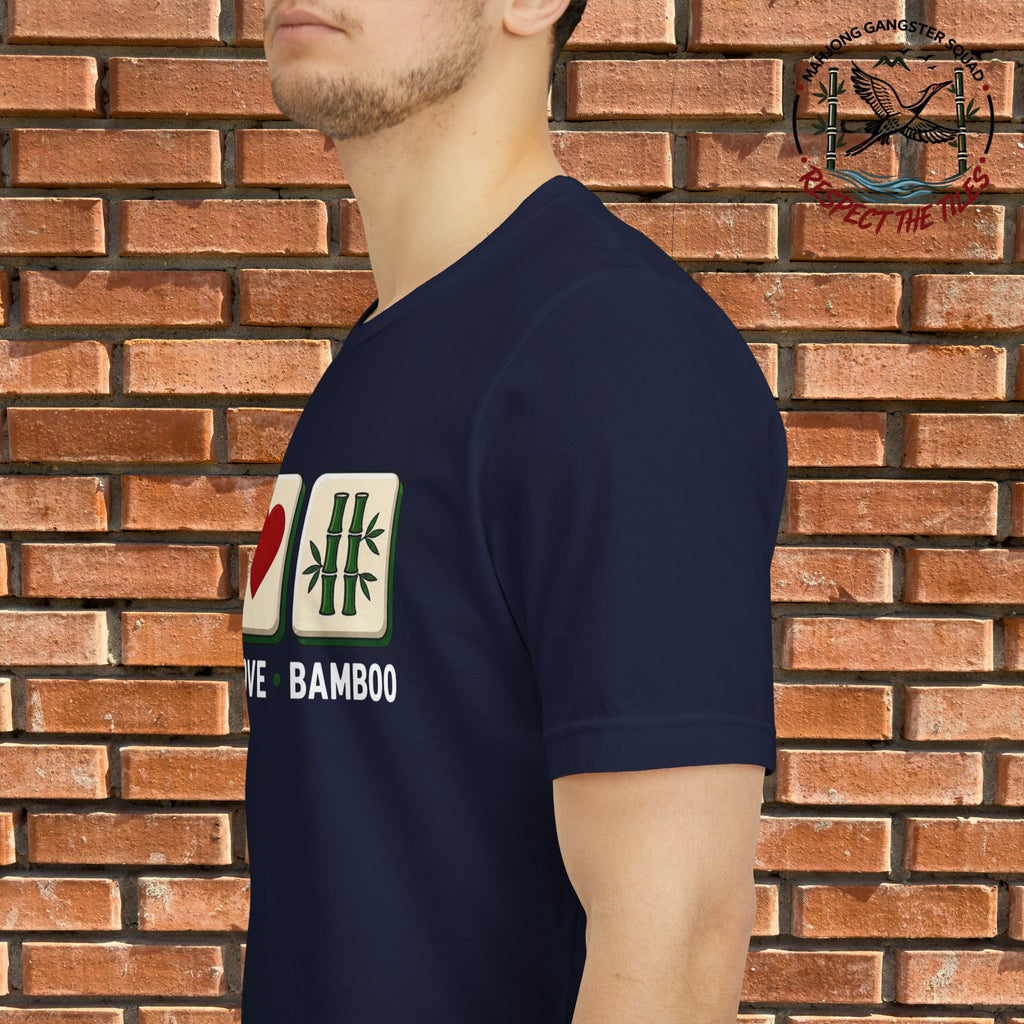 Mahjong Gangster Squad - "Peace • Love • Bamboo" Graphic Tee