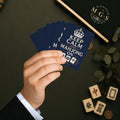 "Keep Calm, Mahjong On" Poker Playing Cards — Classic Ace Spade Deck