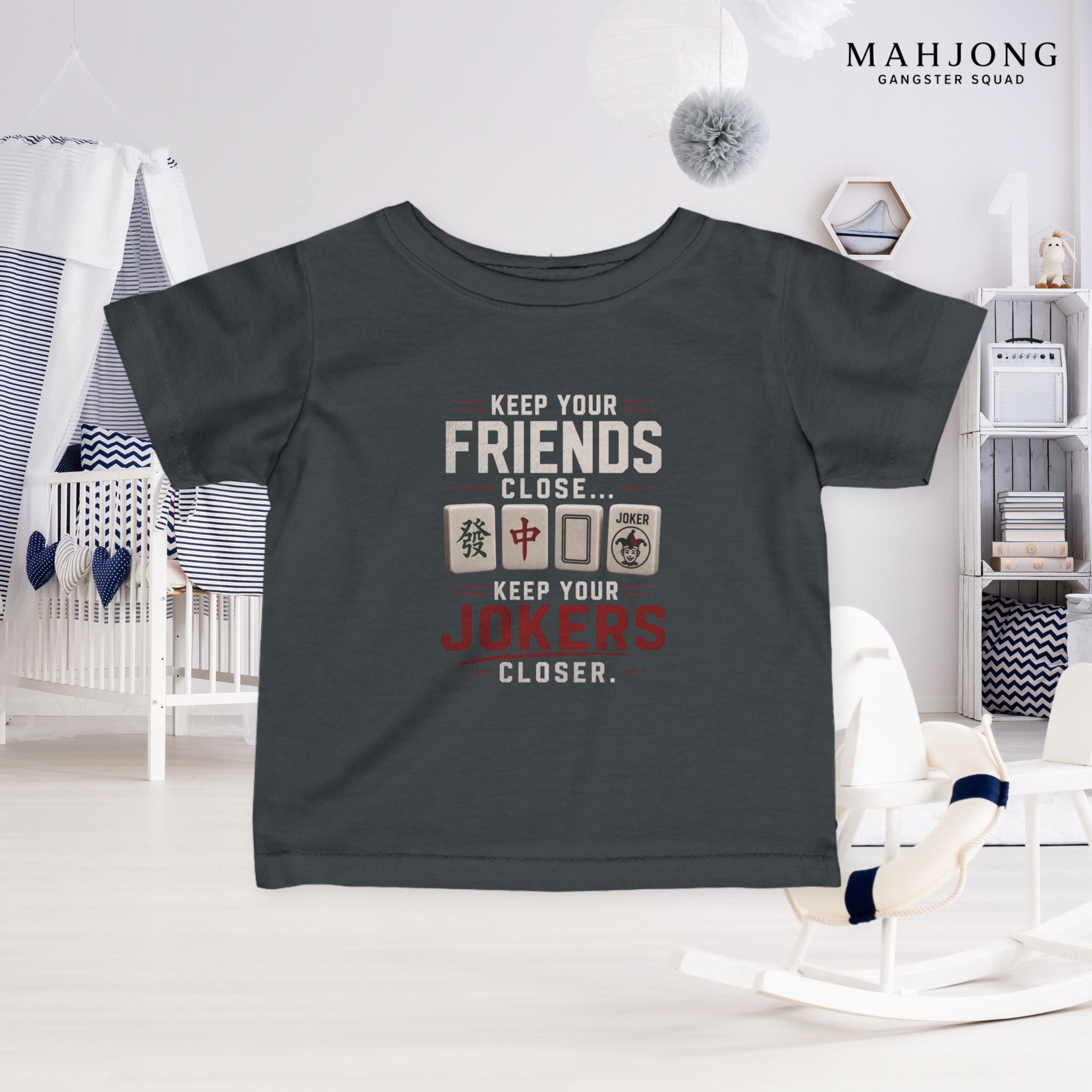 Mahjong Gangster Squad — ''Friends Close" Infant Tee