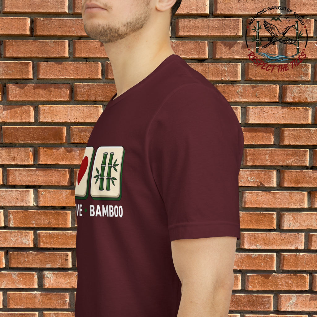 Mahjong Gangster Squad - "Peace • Love • Bamboo" Graphic Tee