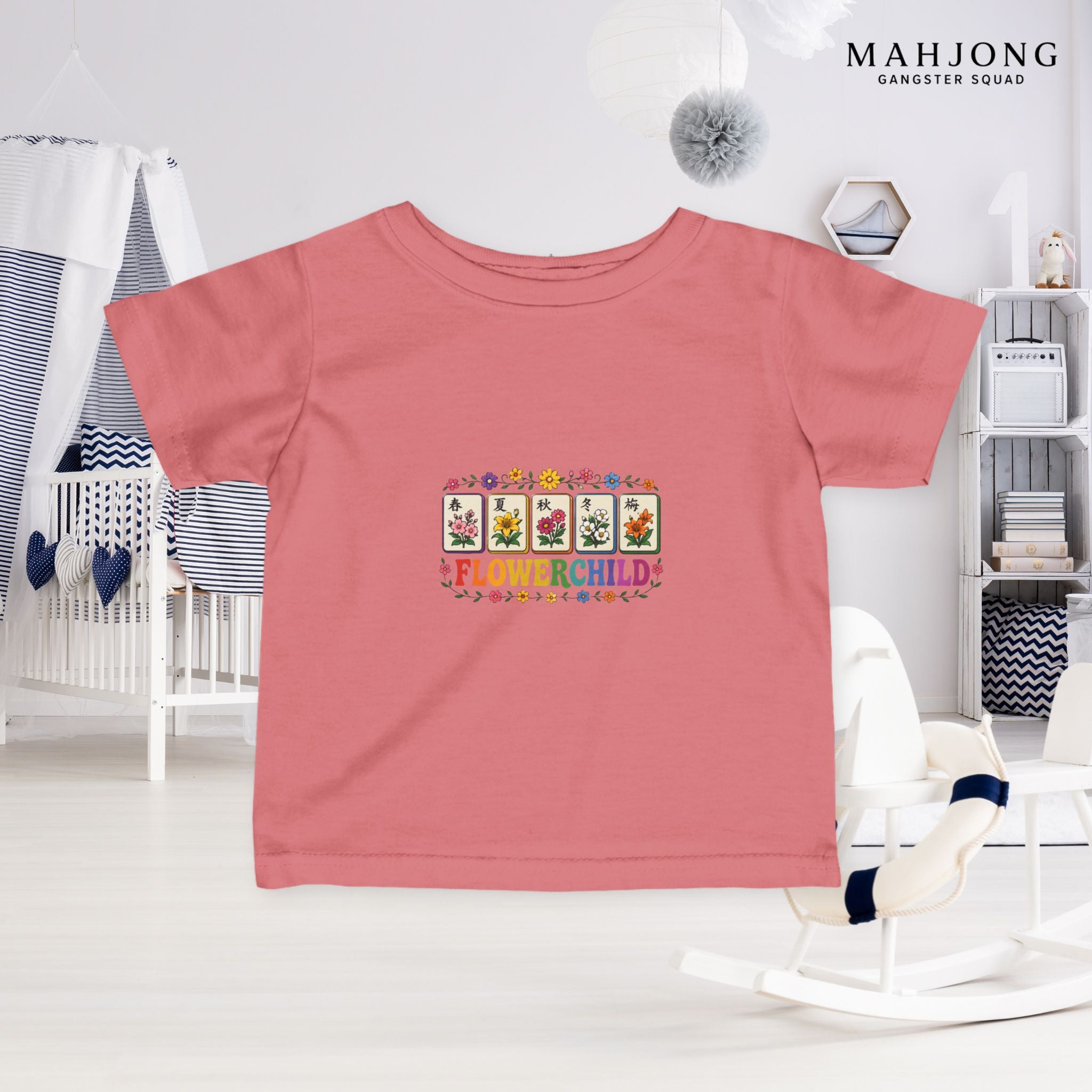 Mahjong Gangster Squad — ''Flower Child" Infant Tee