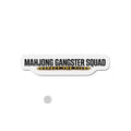 Mahjong Gangster Squad— "Respect the Tiles: Urban"  Die-Cut Magnet