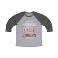 Mahjong Gangster Squad — "Friends Close" 3/4-Sleeve Baseball Shirt