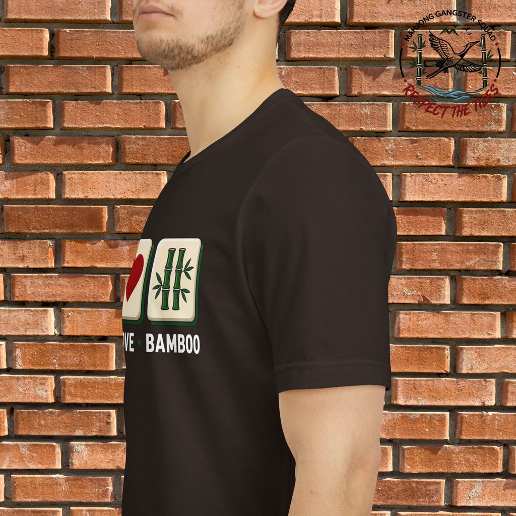 Mahjong Gangster Squad - "Peace • Love • Bamboo" Graphic Tee