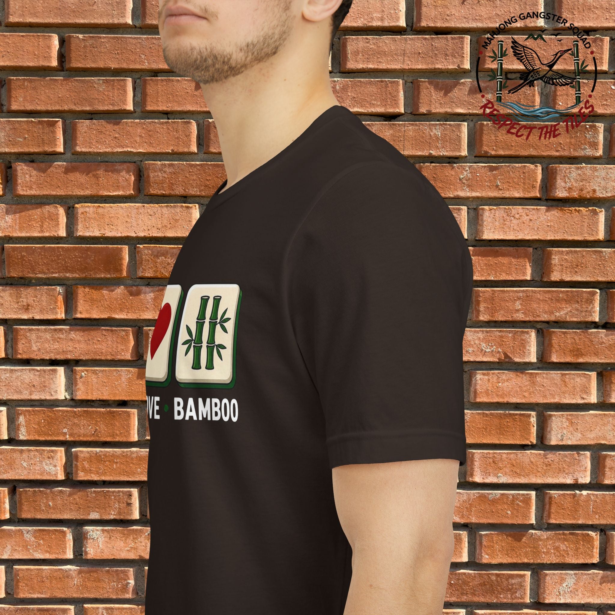 Mahjong Gangster Squad - "Peace • Love • Bamboo" Graphic Tee