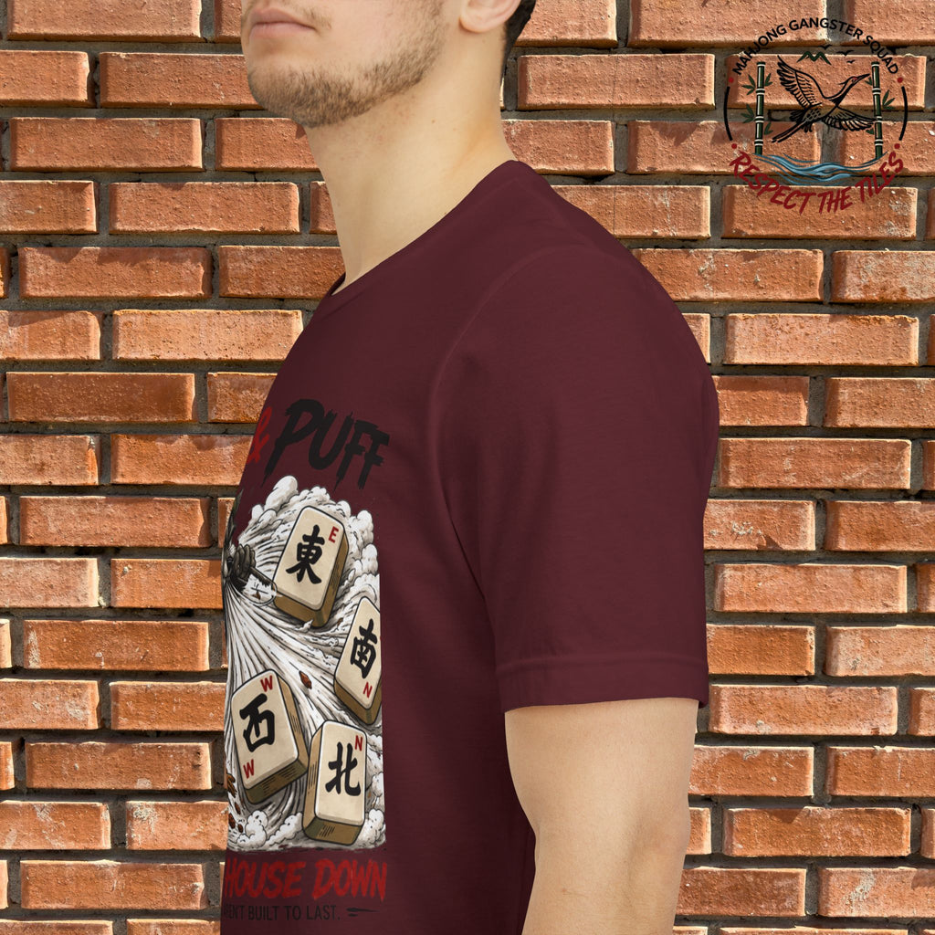 Mahjong Gangster Squad - "Blow the House Down" Graphic Tee