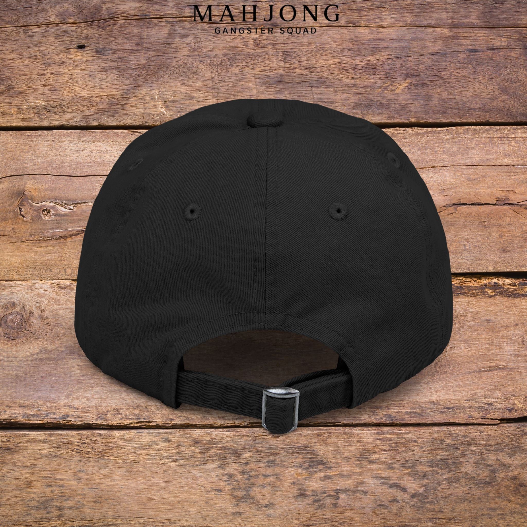 Mahjong 'Respect the Tiles' Distressed Cap — Edgy Player Hat