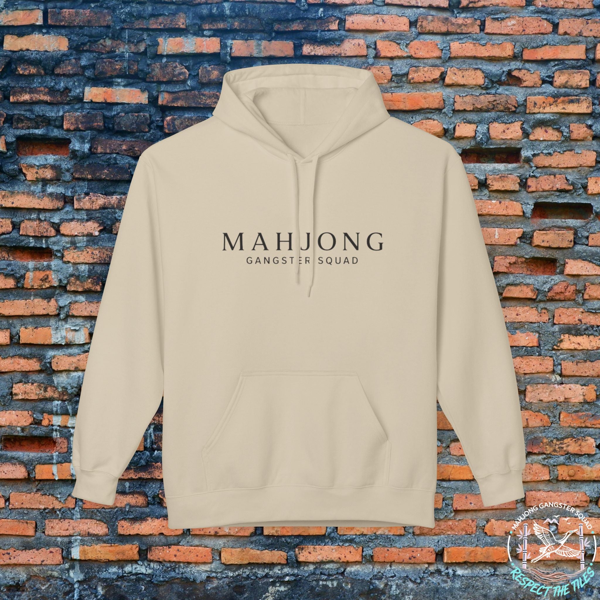 Mahjong Gangster Squad Hoodie — Elegant Logo