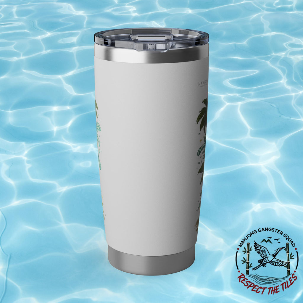 Mahjong Gangster Club — "Beach Resort Vibes" 20oz Tumbler
