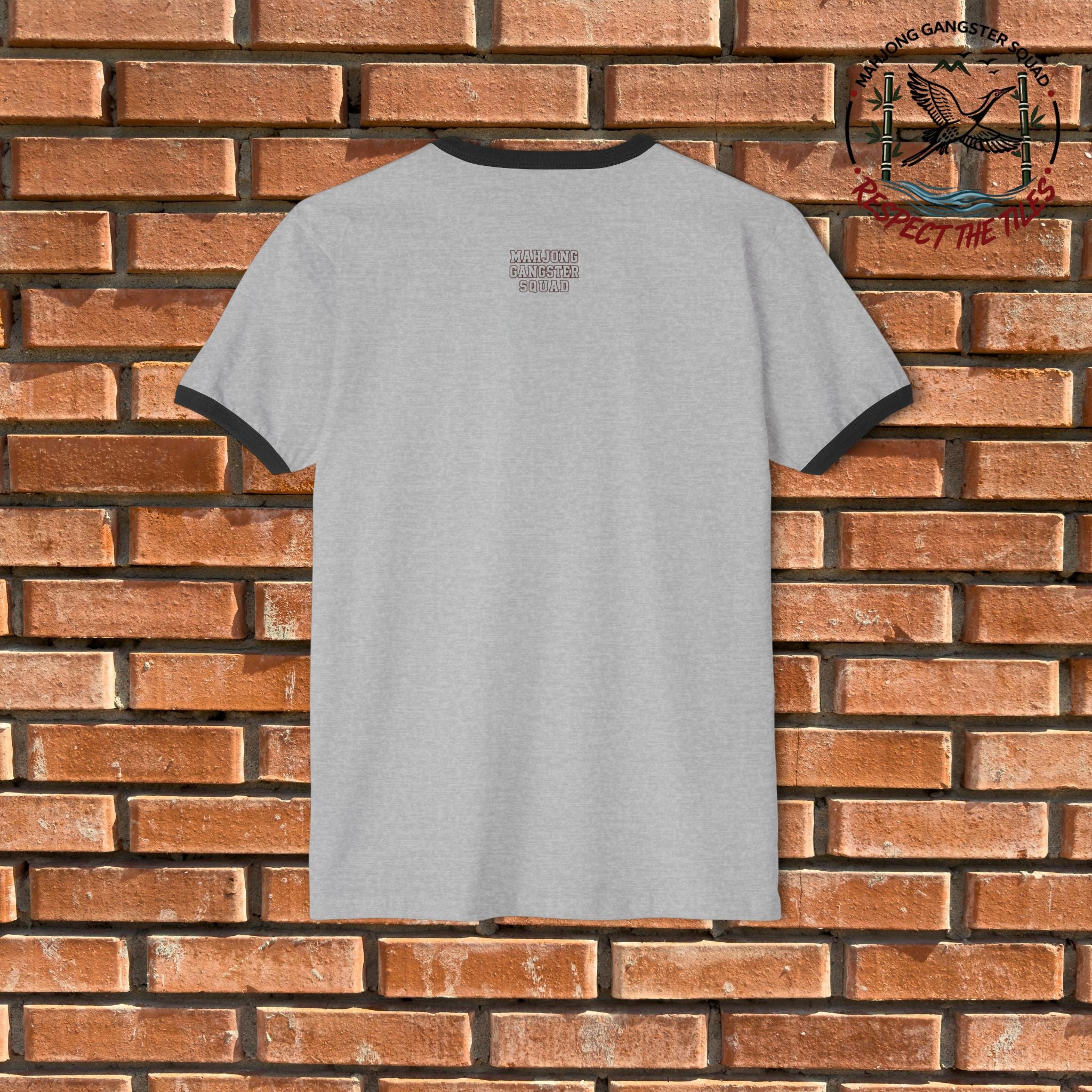 Mahjong Gangster Squad - "Respect the Tiles: Tiles" Graphic Ring Tee