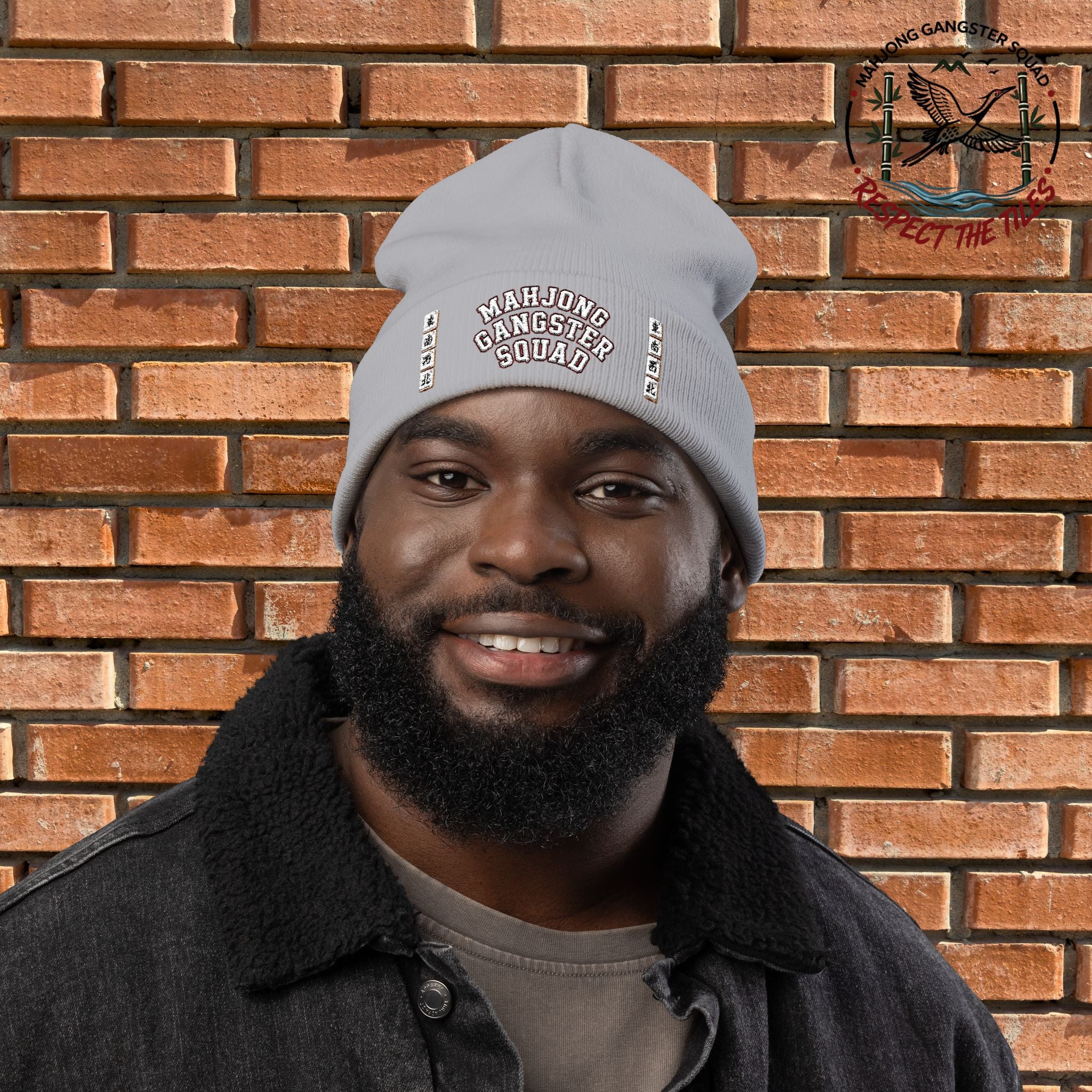 Mahjong Gangster Squad — "MGS w/Winds" Embroidered Beanie