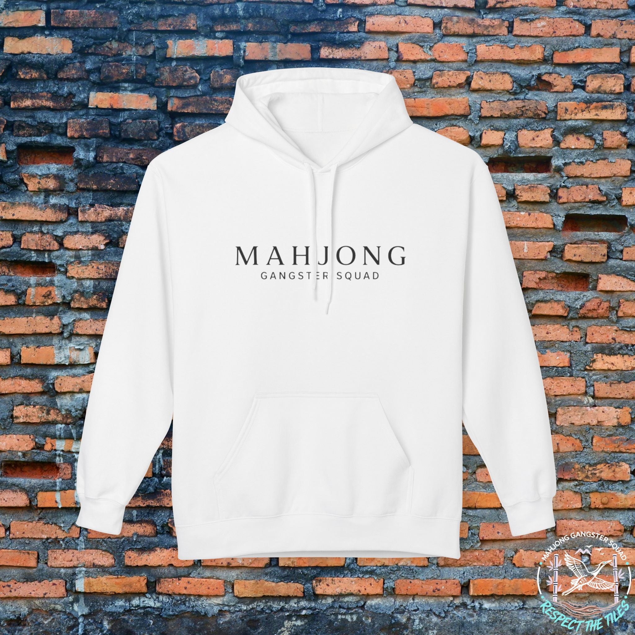 Mahjong Gangster Squad Hoodie — Elegant Logo