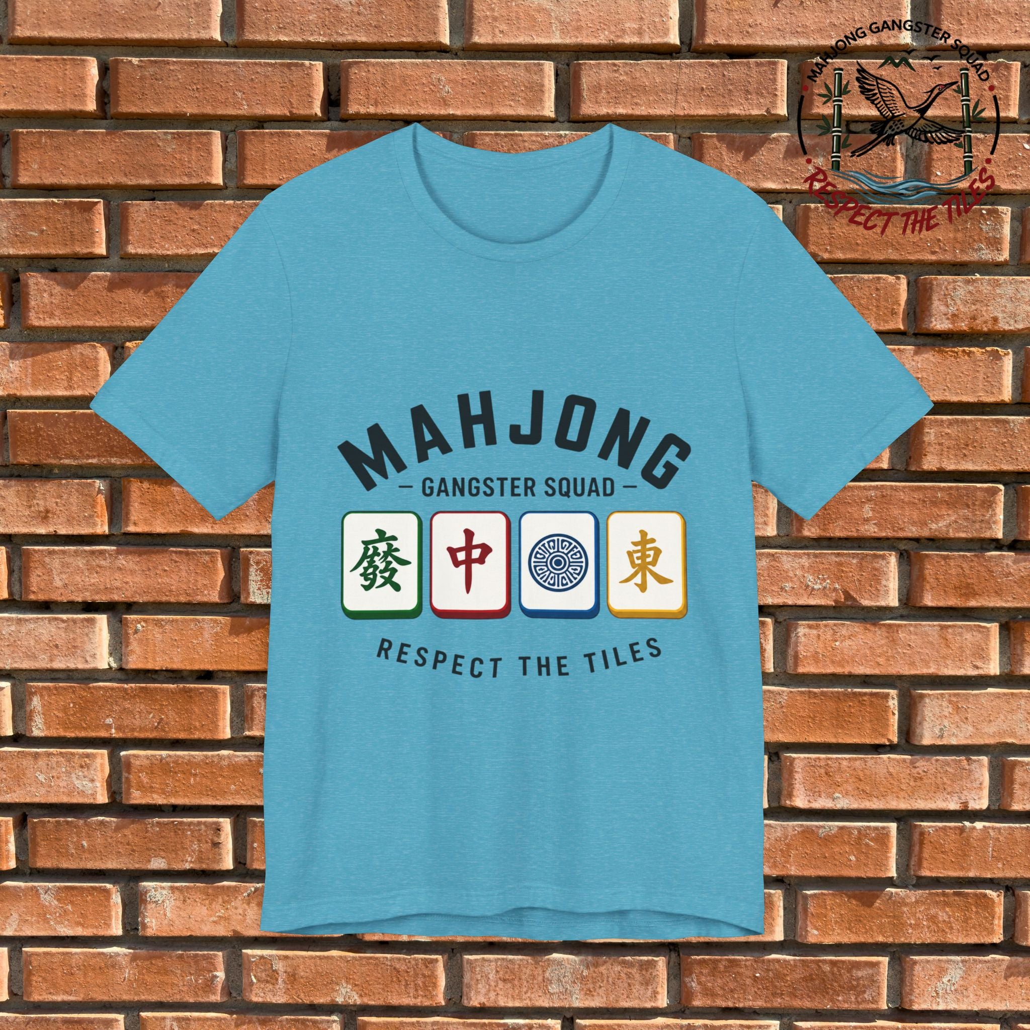 Mahjong Gangster Squad - "Respect the Tiles: Tiles" Graphic Tee
