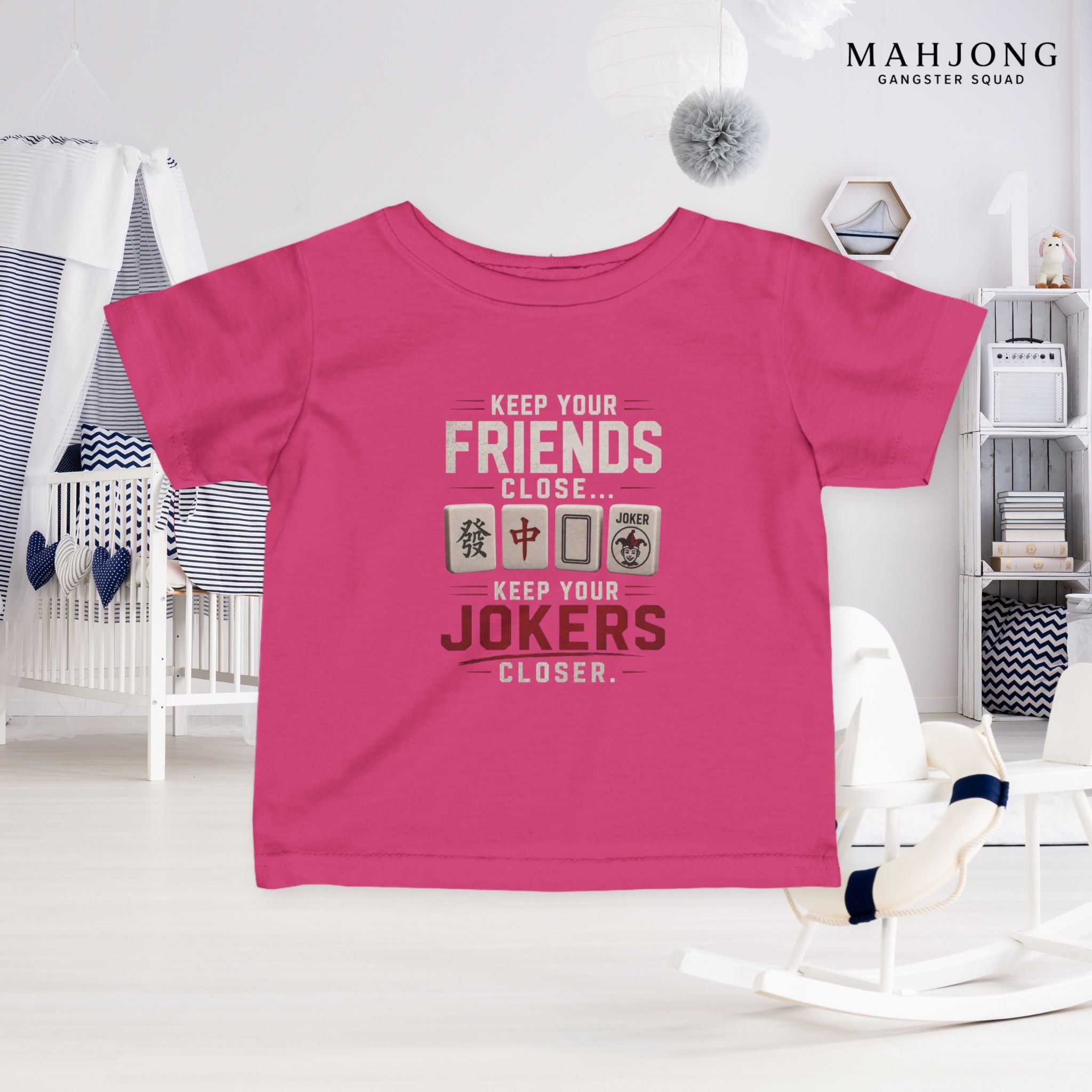 Mahjong Gangster Squad — ''Friends Close" Infant Tee