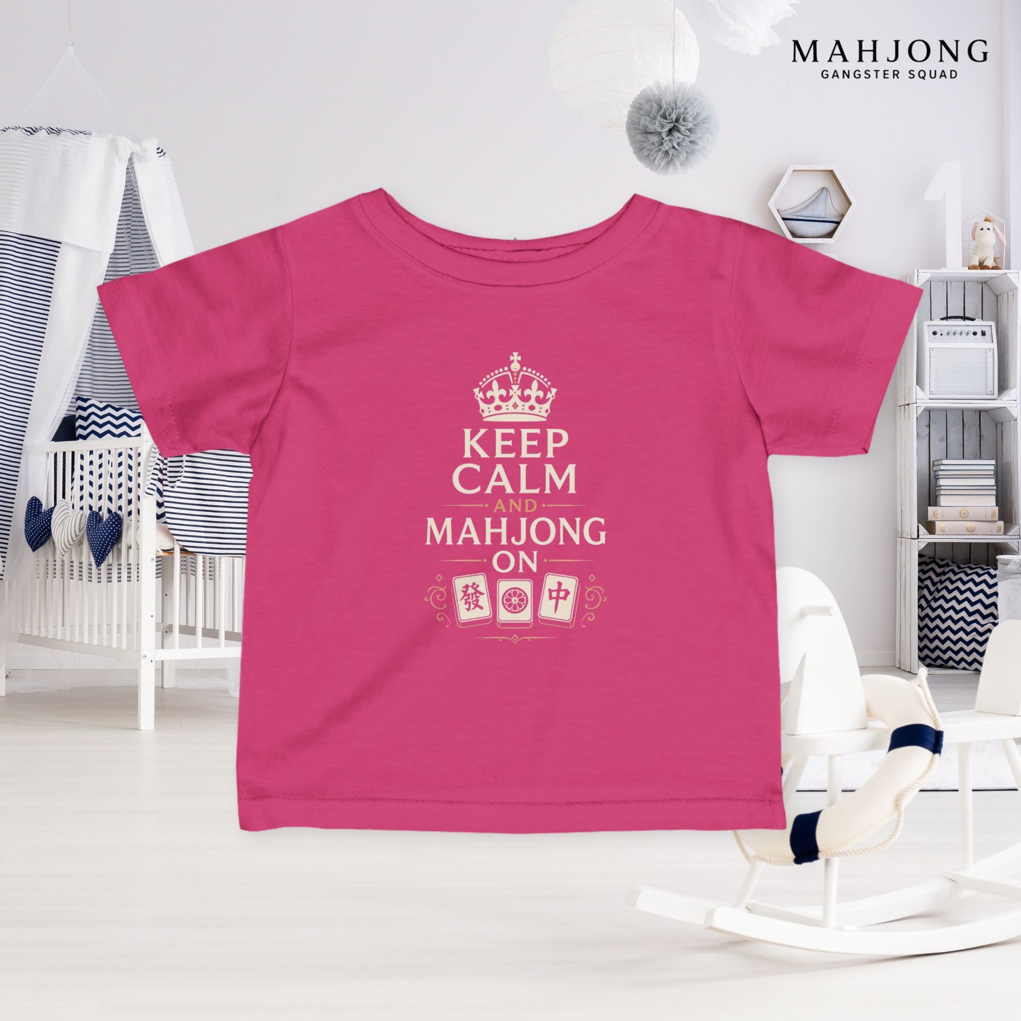 Mahjong Gangster Squad — ''Keep Calm" Infant Tee