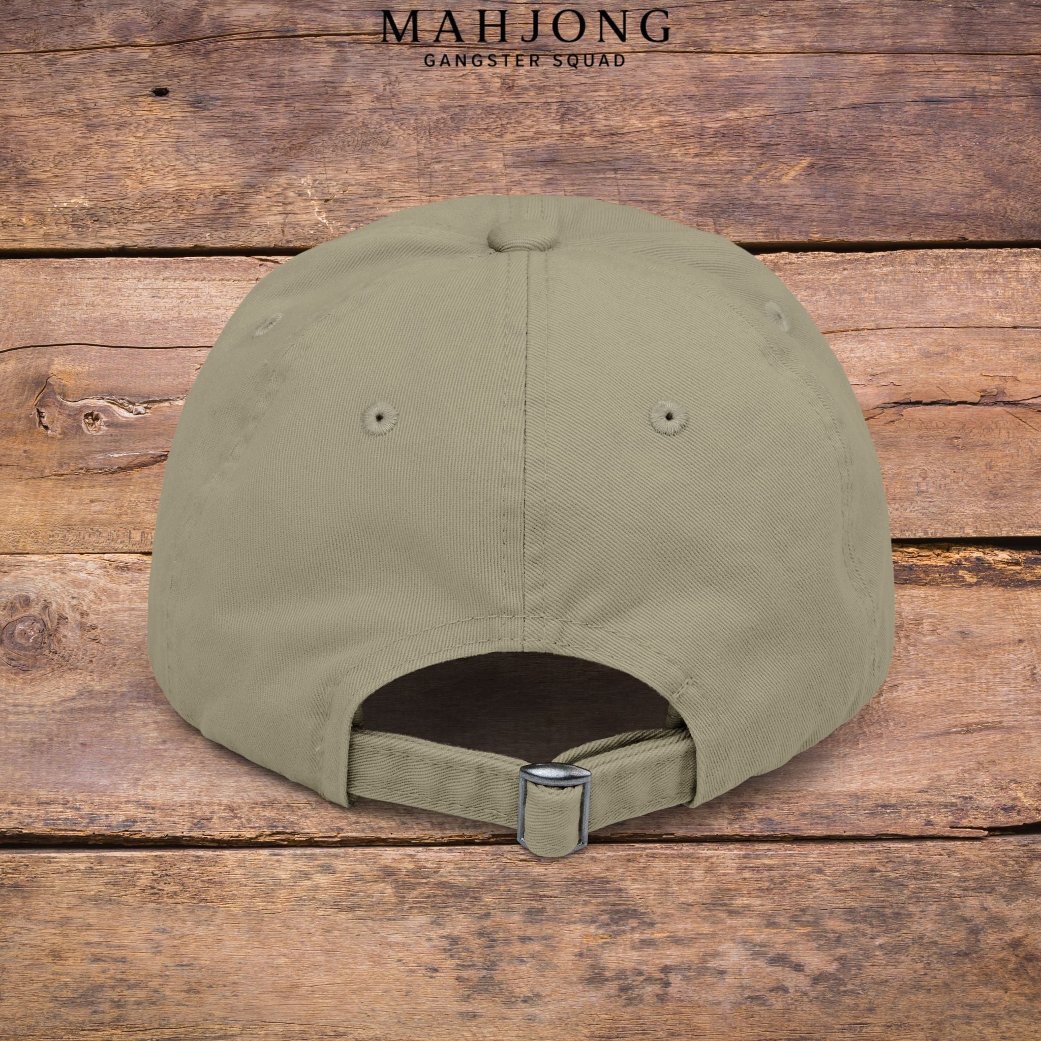 Mahjong 'Respect the Tiles' Distressed Cap — Edgy Player Hat