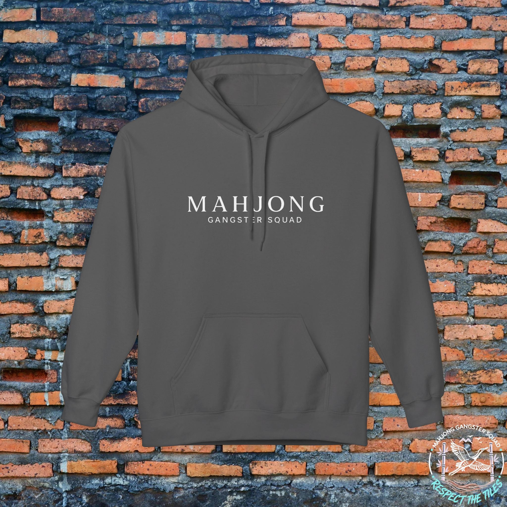 Mahjong Gangster Squad Hoodie — Elegant Logo