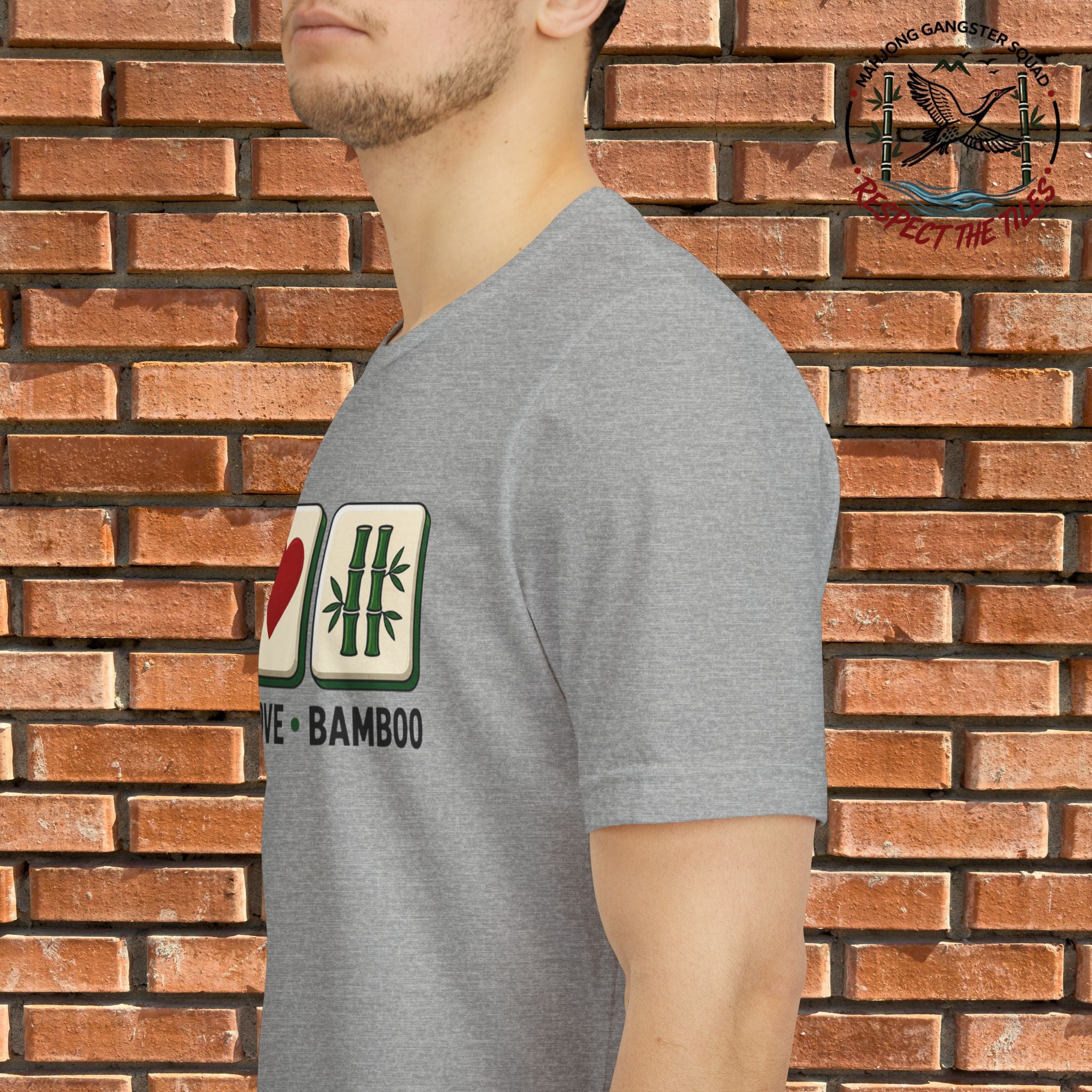 Mahjong Gangster Squad - "Peace • Love • Bamboo" Graphic Tee