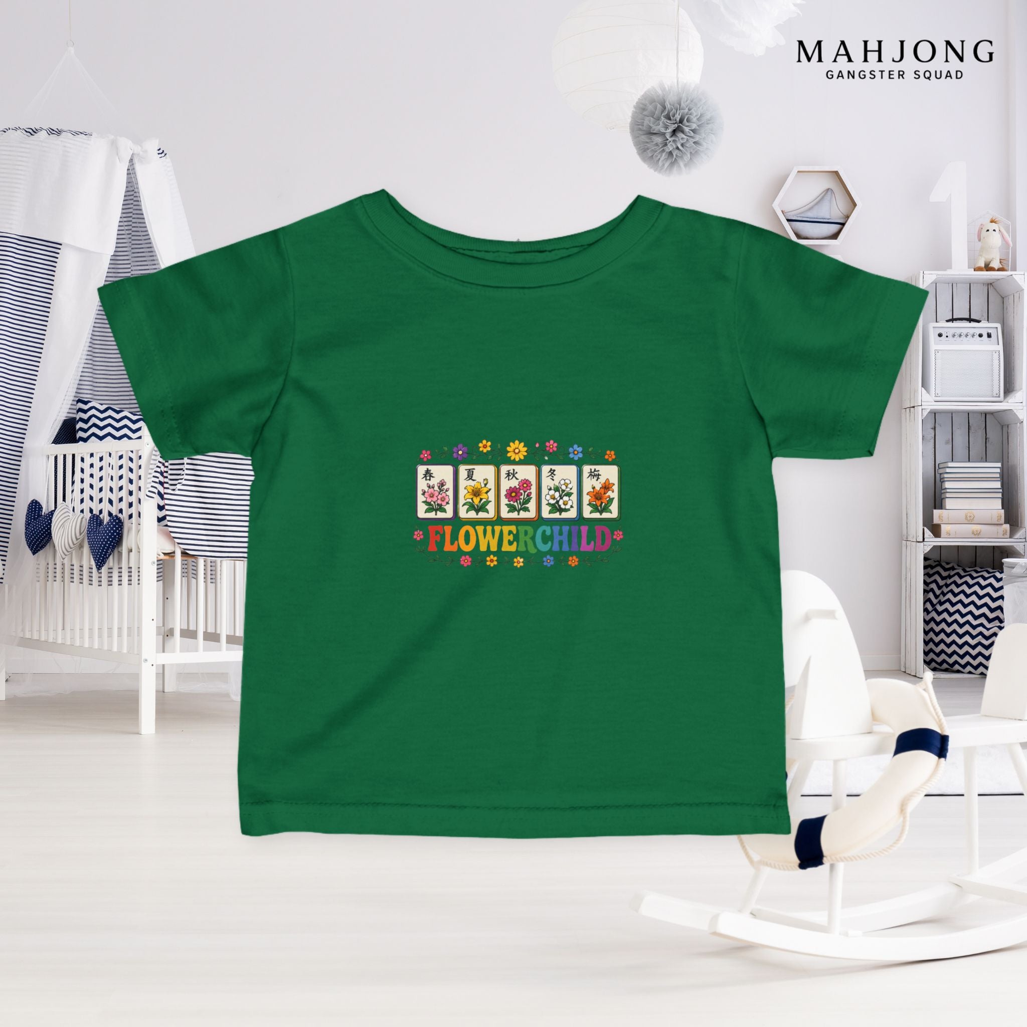 Mahjong Gangster Squad — ''Flower Child" Infant Tee
