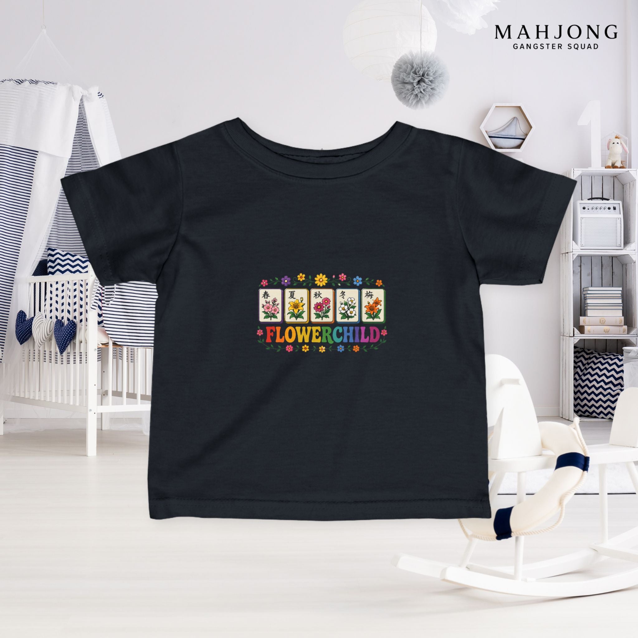 Mahjong Gangster Squad — ''Flower Child" Infant Tee