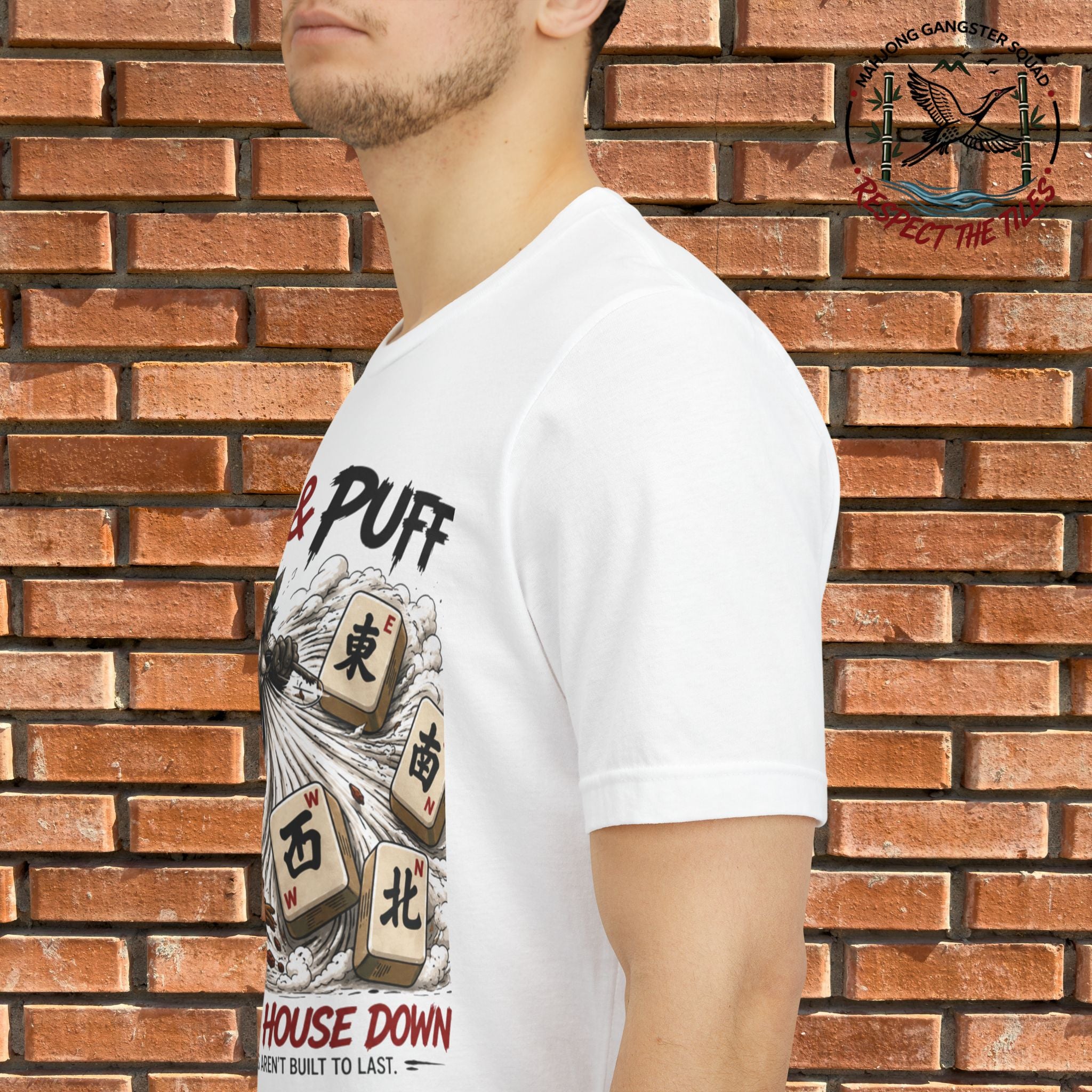 Mahjong Gangster Squad - "Blow the House Down" Graphic Tee