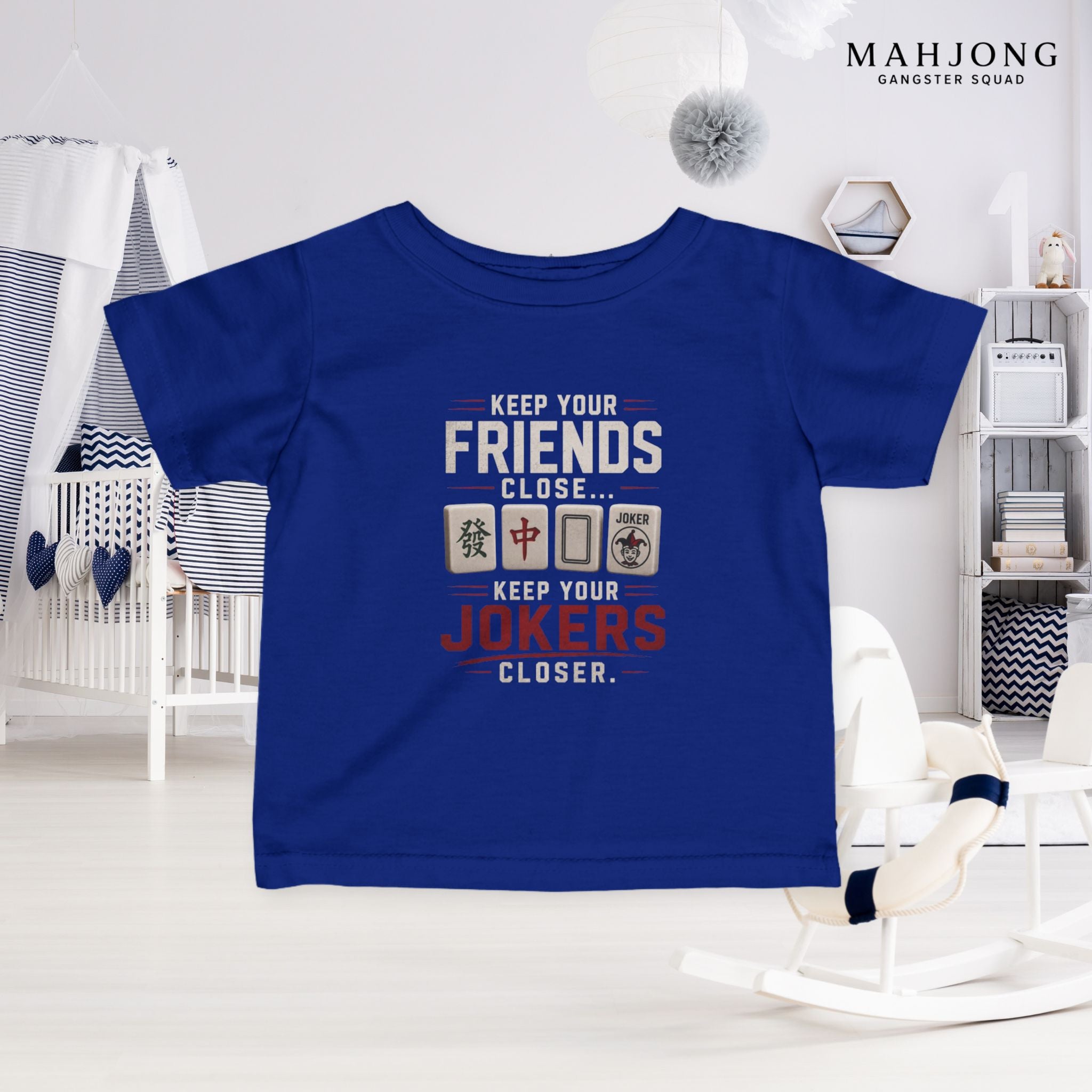 Mahjong Gangster Squad — ''Friends Close" Infant Tee