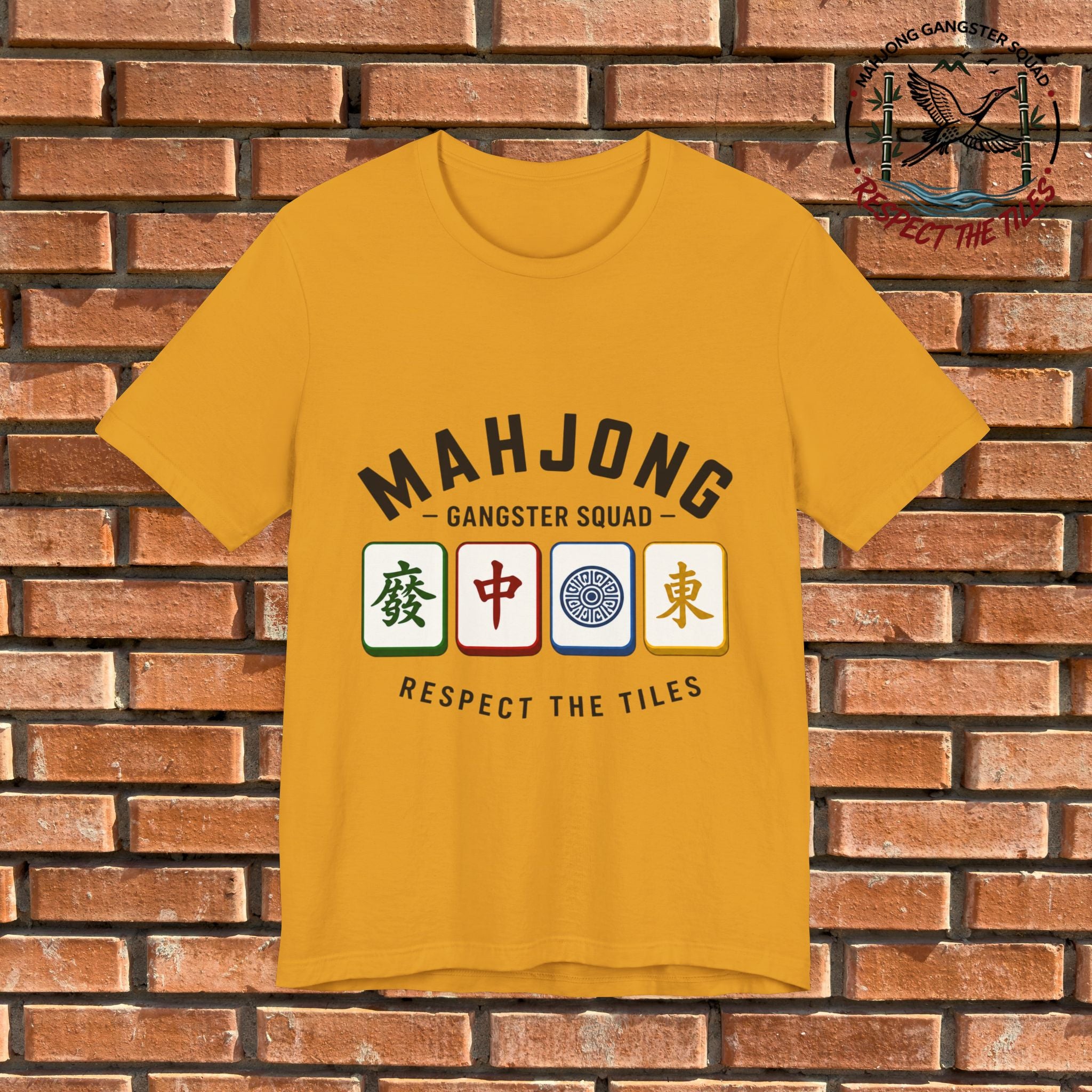 Mahjong Gangster Squad - "Respect the Tiles: Tiles" Graphic Tee