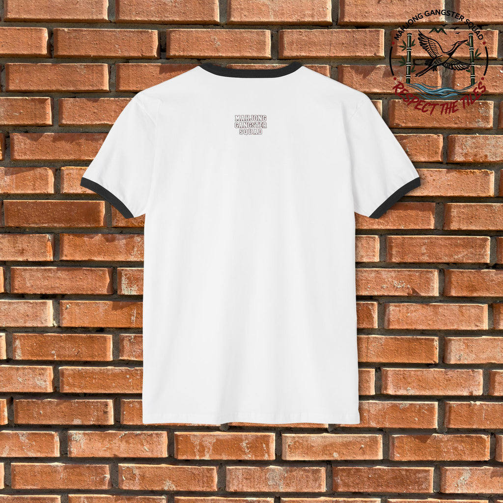 Mahjong Gangster Squad - "Mahjong First" Graphic Ring Tee