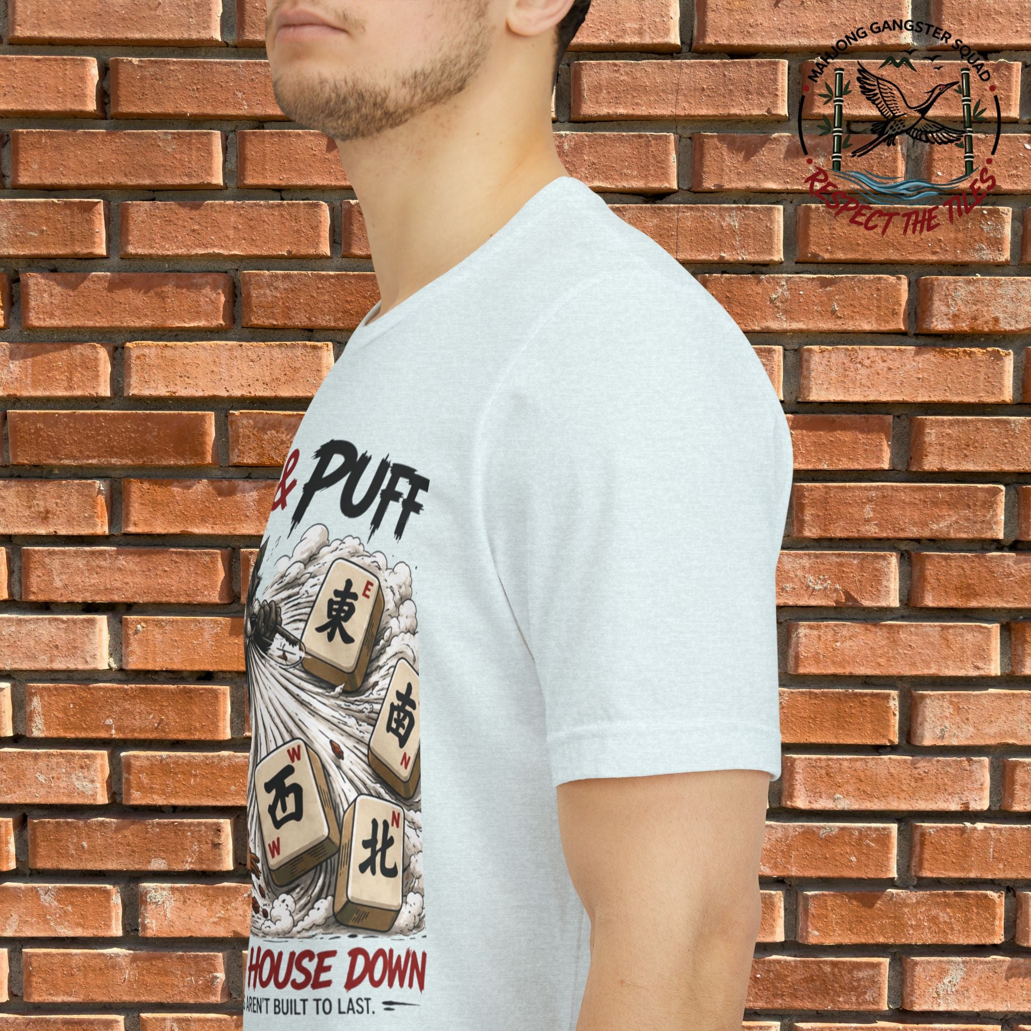 Mahjong Gangster Squad - "Blow the House Down" Graphic Tee