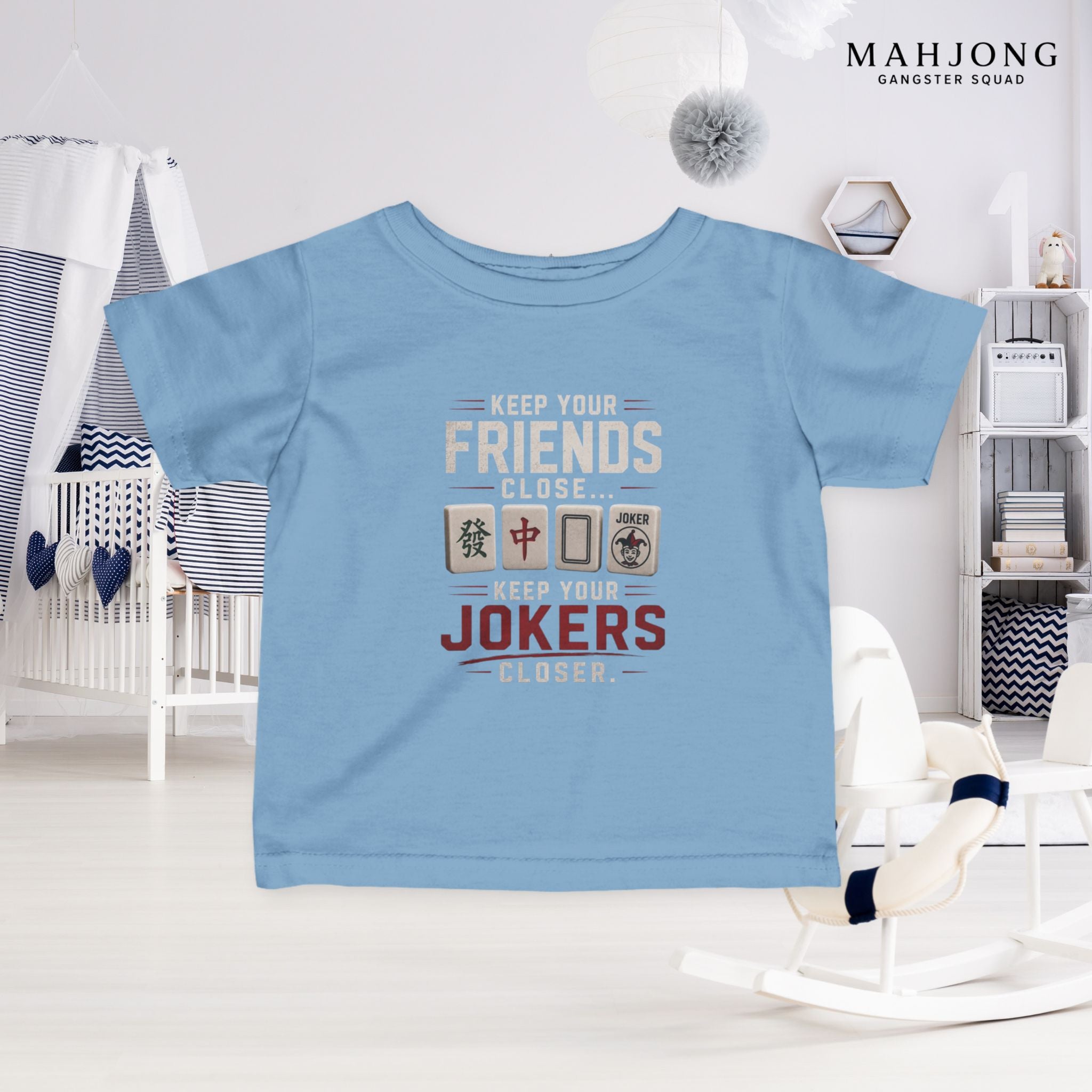 Mahjong Gangster Squad — ''Friends Close" Infant Tee