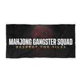 Mahjong Gangster Squad — "Dragon: Respect the Tiles"  Beach Towel