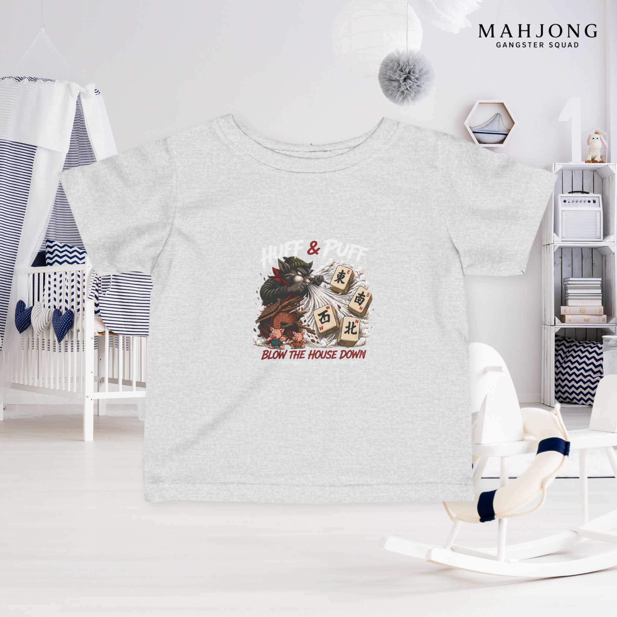 Mahjong Gangster Squad — ''Blow the House Down" Infant Tee