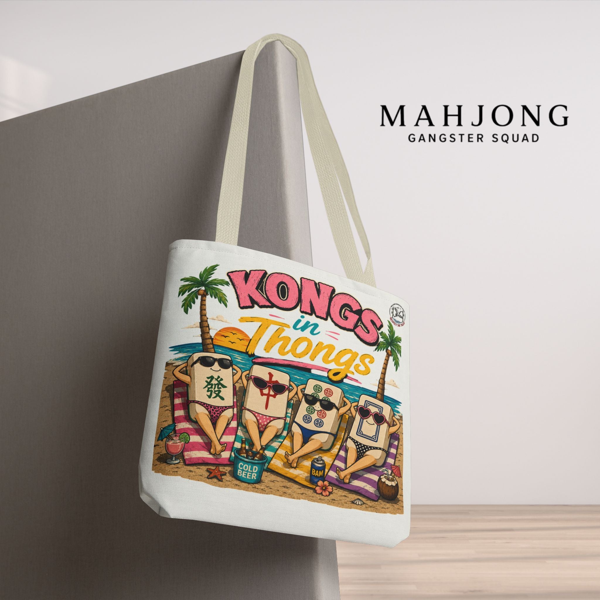 MahJong Gangster Squad - "Kongs in Thongs" Tote Bag