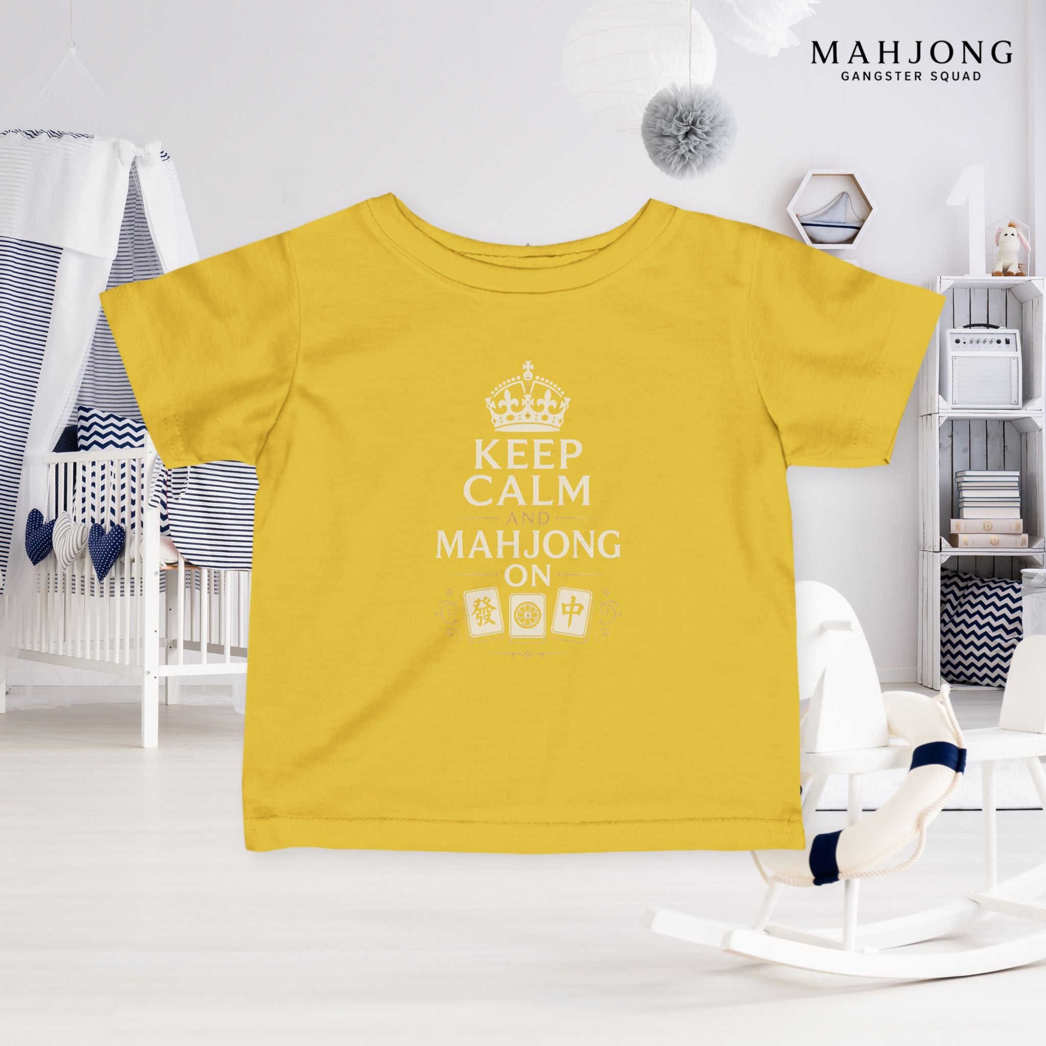 Mahjong Gangster Squad — ''Keep Calm" Infant Tee