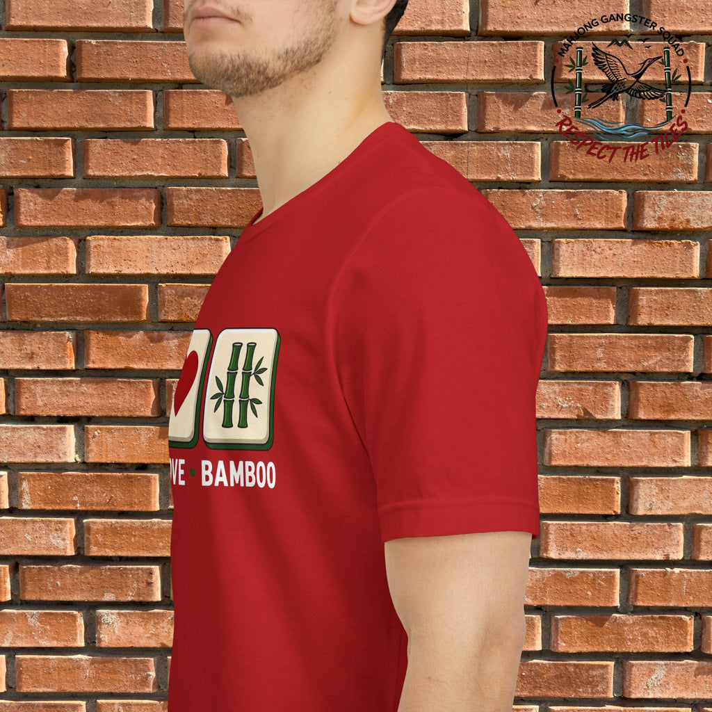Mahjong Gangster Squad - "Peace • Love • Bamboo" Graphic Tee