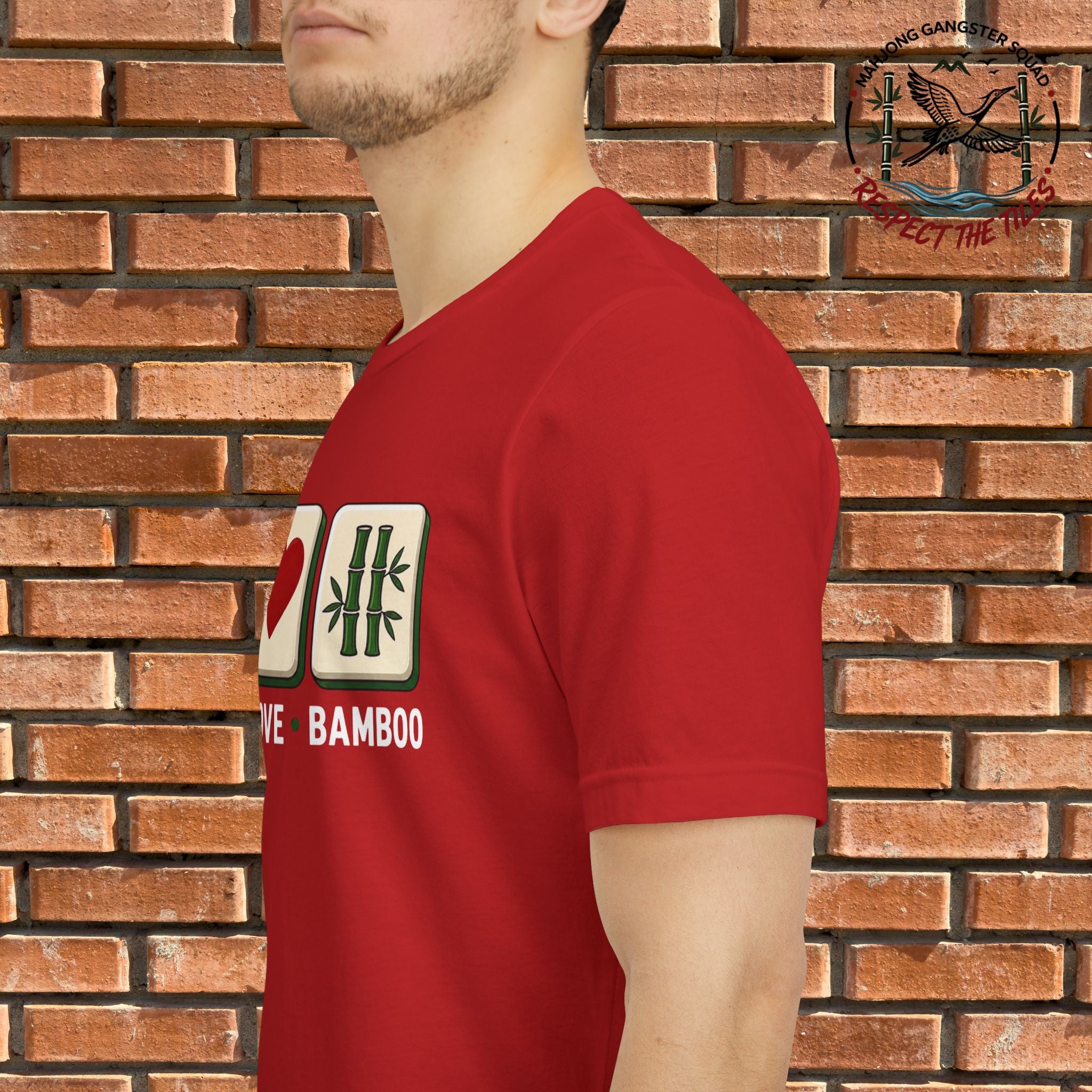 Mahjong Gangster Squad - "Peace • Love • Bamboo" Graphic Tee
