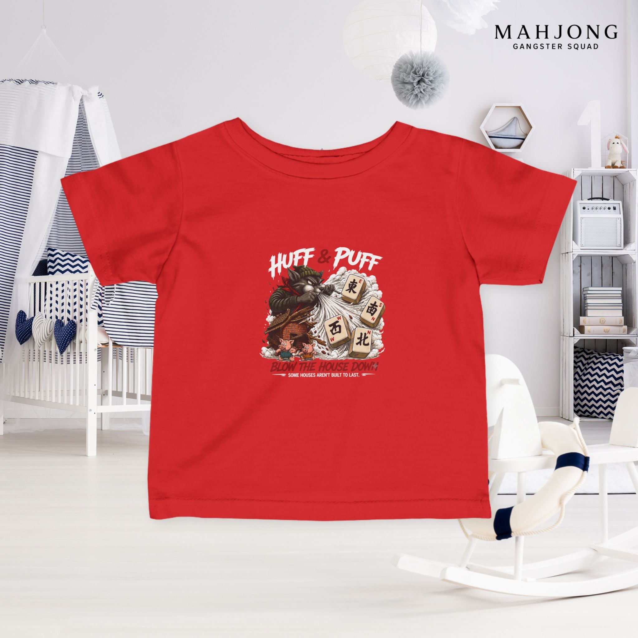 Mahjong Gangster Squad — ''Blow the House Down" Infant Tee