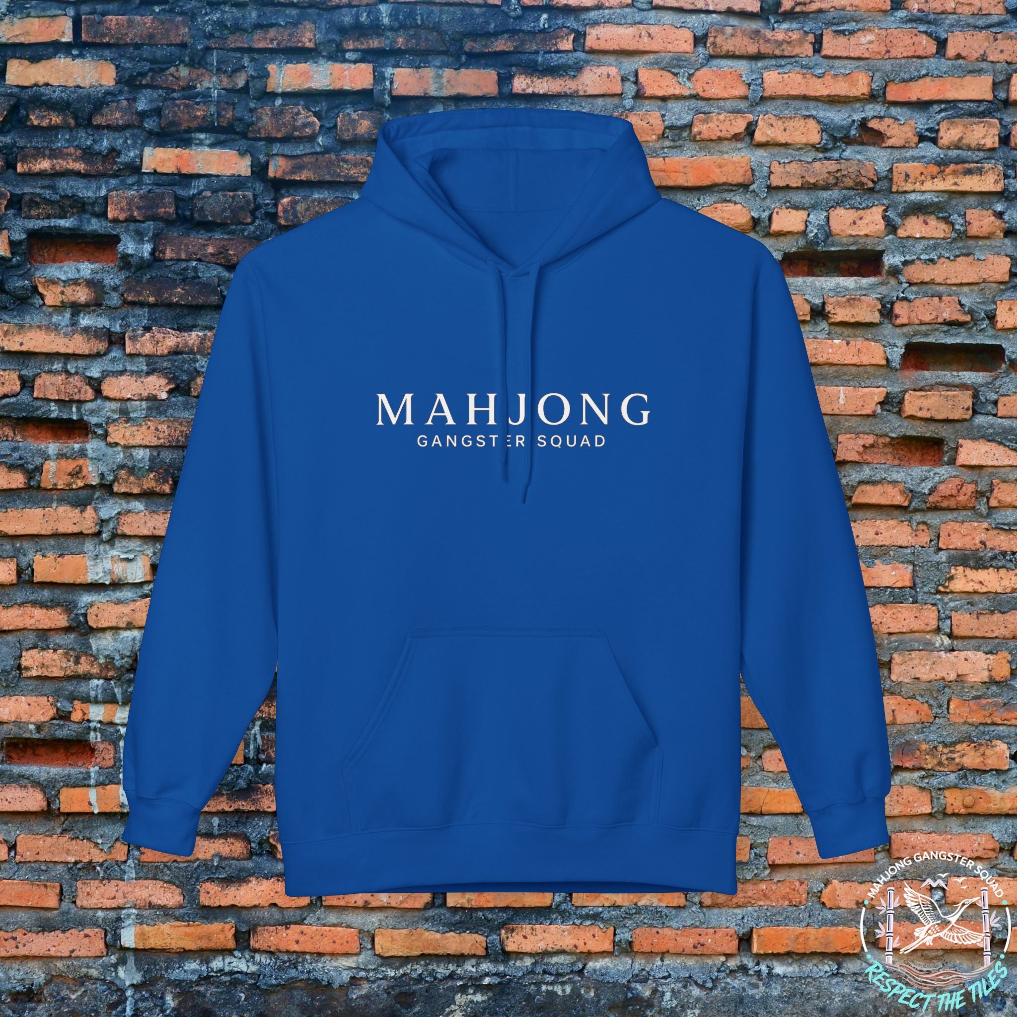 Mahjong Gangster Squad Hoodie — Elegant Logo