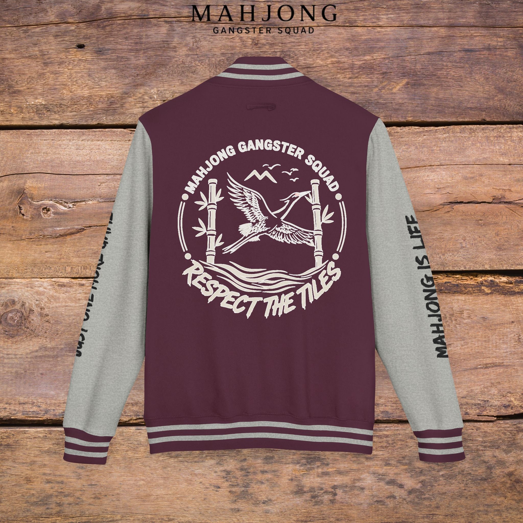 Mahjong Gangster Squad - Letterman Jacket