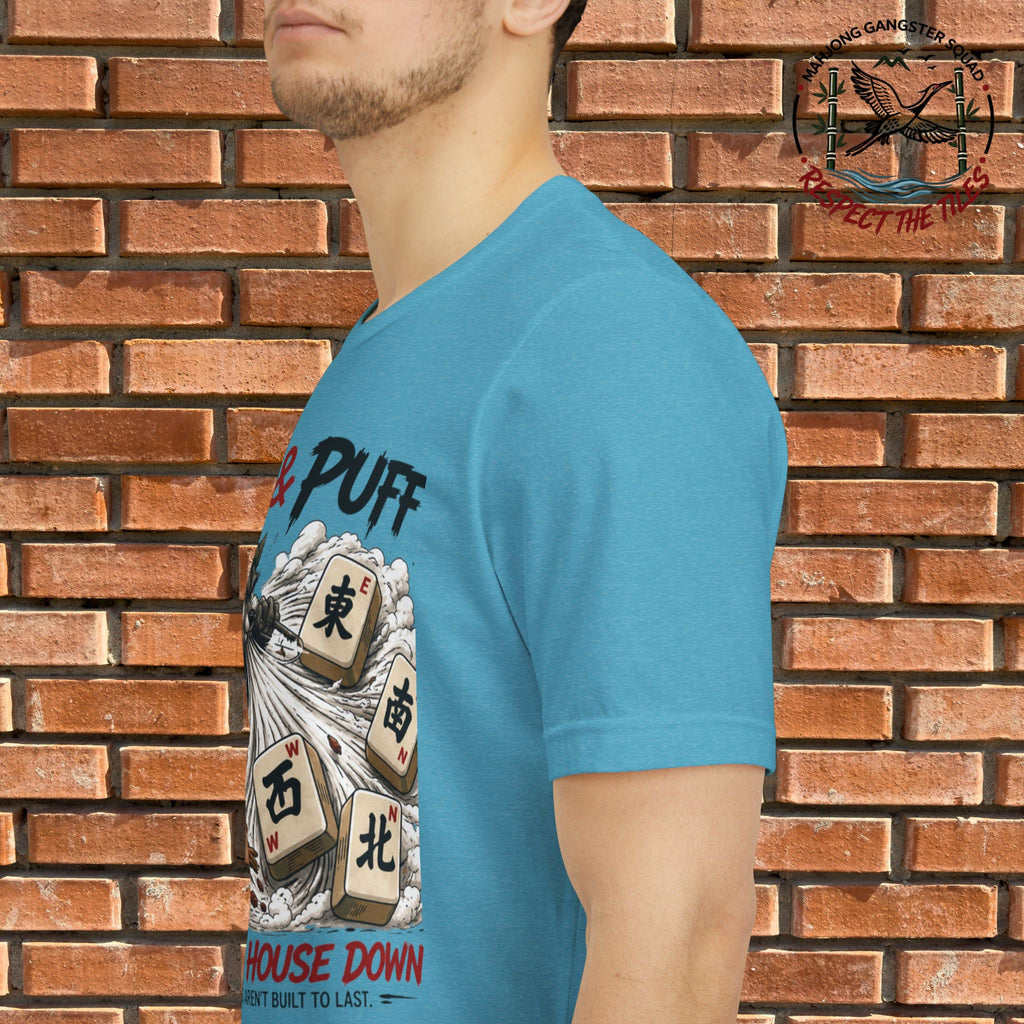 Mahjong Gangster Squad - "Blow the House Down" Graphic Tee