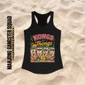 Mahjong Gangster Squad - "Kongs in Thongs" Racerback Tank Top