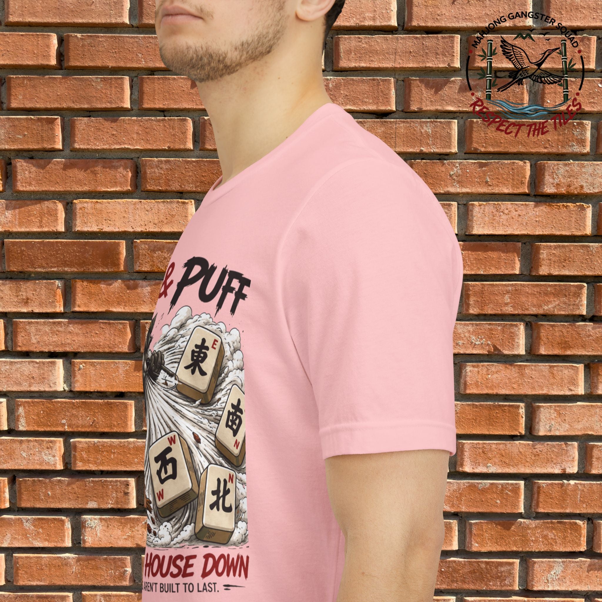 Mahjong Gangster Squad - "Blow the House Down" Graphic Tee
