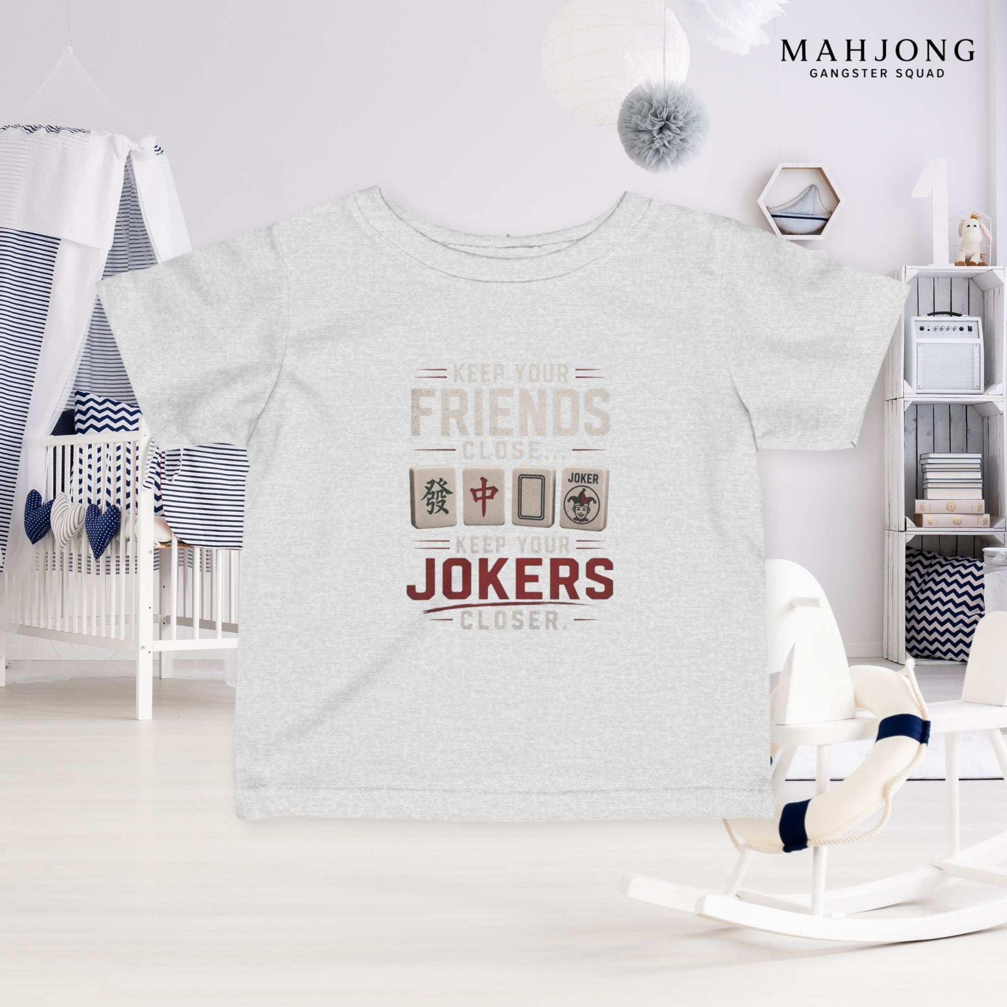 Mahjong Gangster Squad — ''Friends Close" Infant Tee
