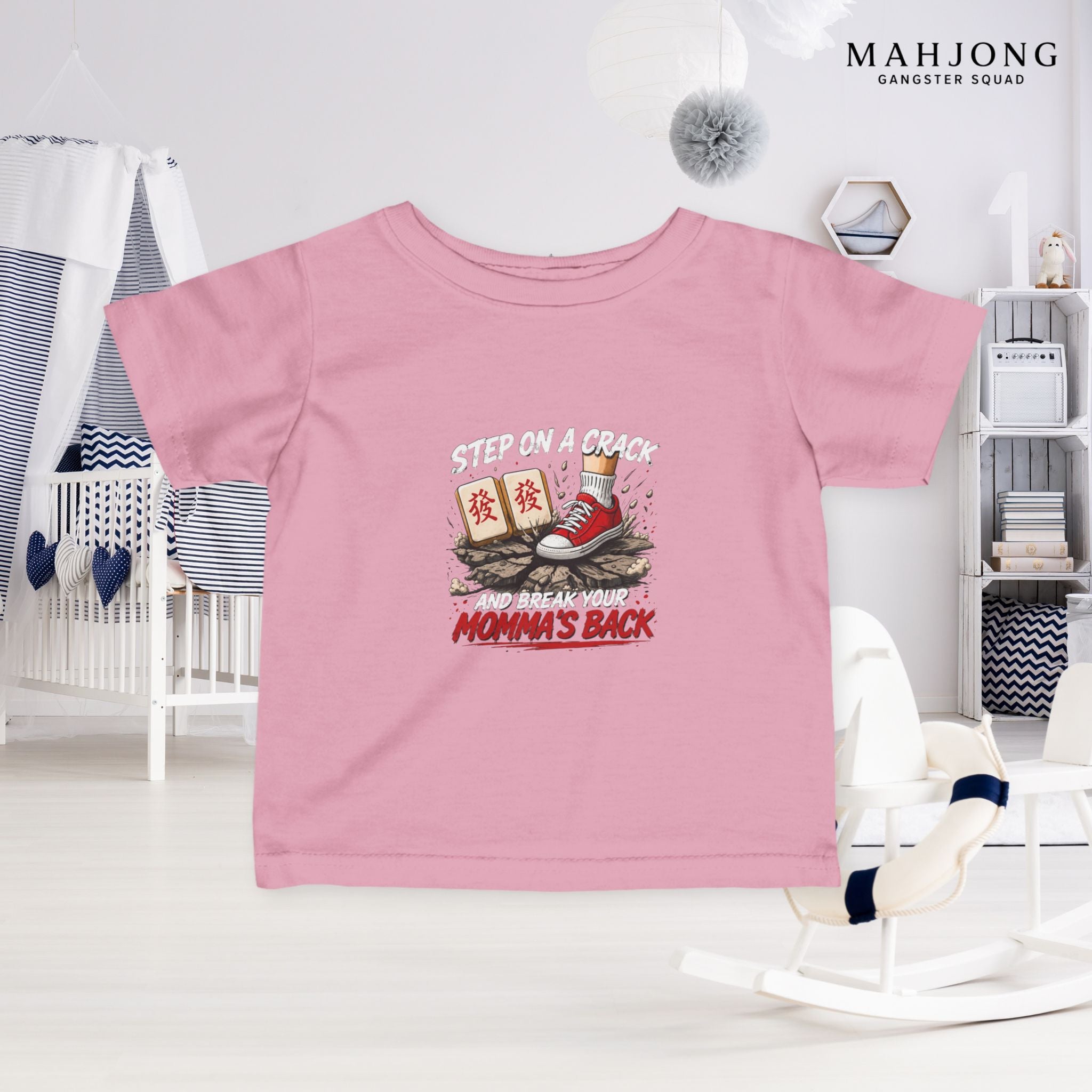 Mahjong Gangster Squad — ''Step on a Crack" Infant Tee