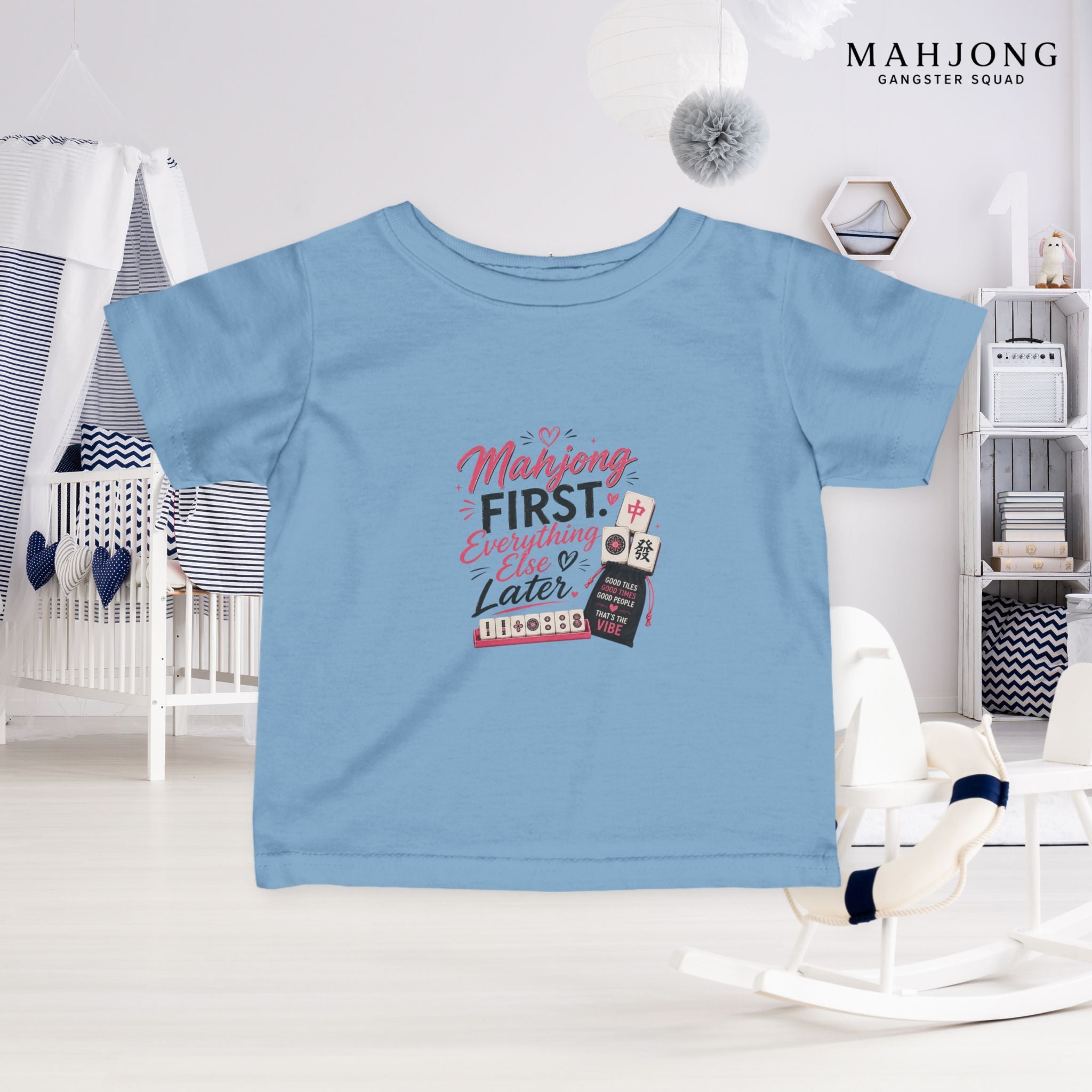 Mahjong Gangster Squad — ''Mahjong First" Infant Tee