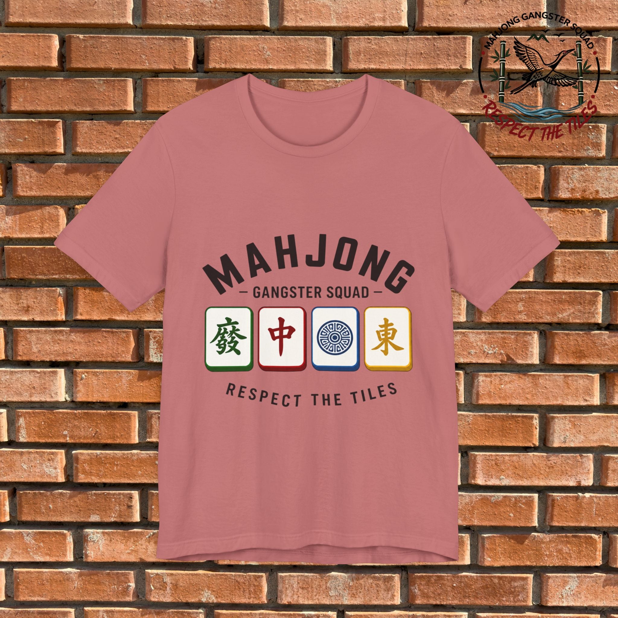 Mahjong Gangster Squad - "Respect the Tiles: Tiles" Graphic Tee