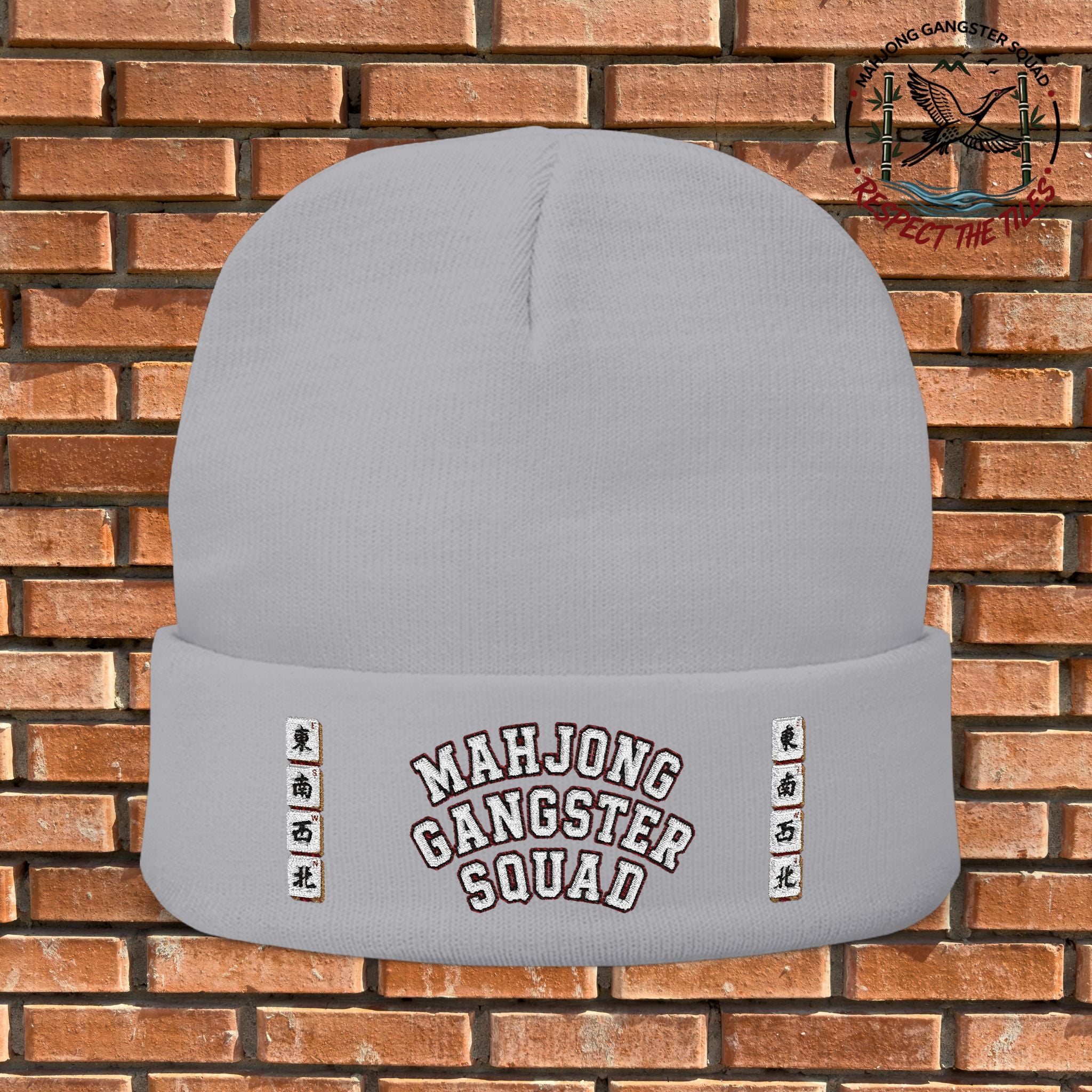 Mahjong Gangster Squad — "MGS w/Winds" Embroidered Beanie