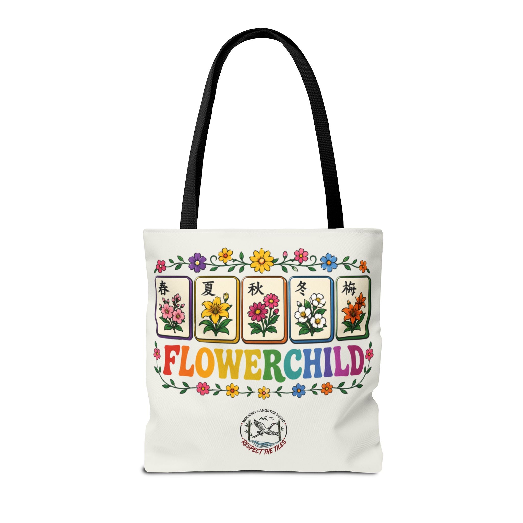 MahJong Gangster Squad - "Flower Child" Tote Bag