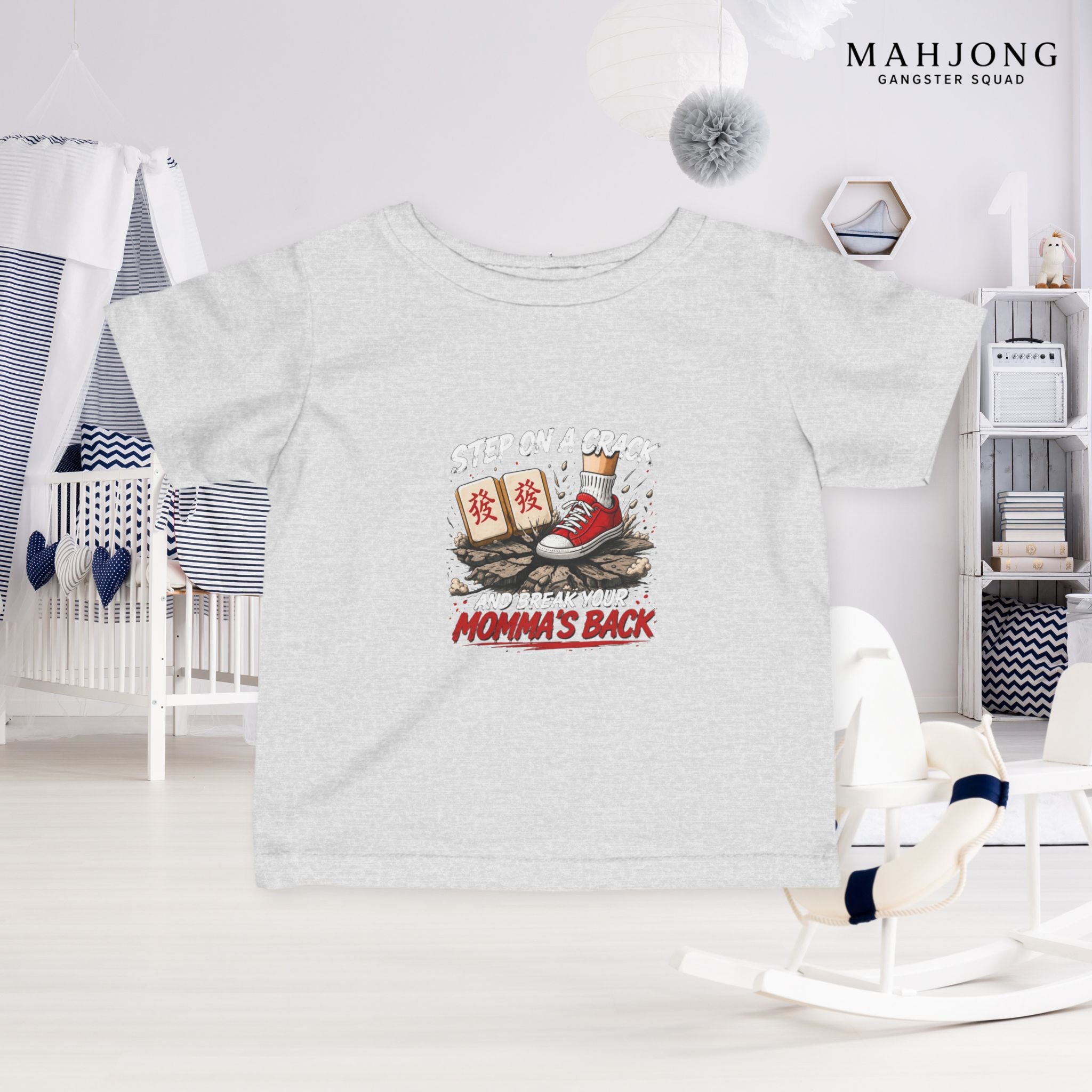 Mahjong Gangster Squad — ''Step on a Crack" Infant Tee